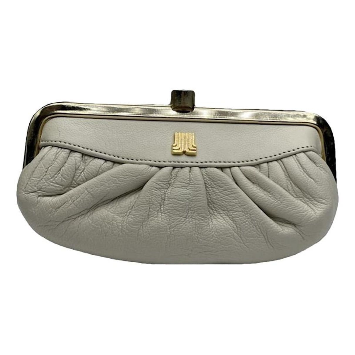 Lanvin Silver Leather Purse Size ONE SIZE - 1 Thumbnail