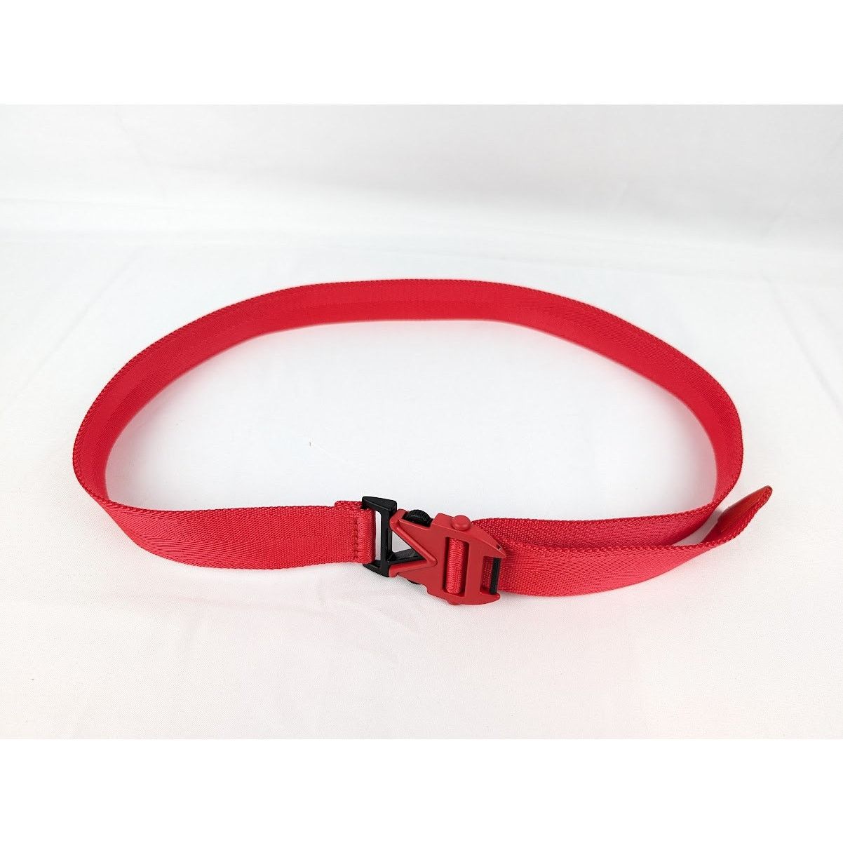 Bottega Veneta o1rshd1 Size: 90cm / Webbing Nappa Belt in Tomato Size 34 - 2 Thumbnail