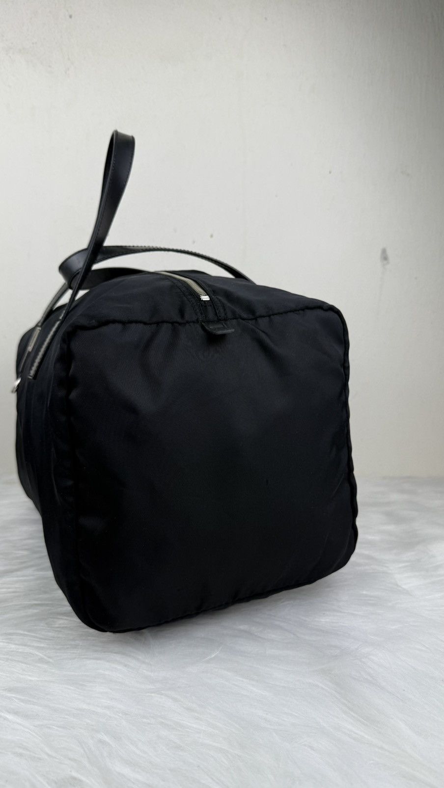 Prada Prada Nylon and Leather Boston Bag Size ONE SIZE - 4 Thumbnail