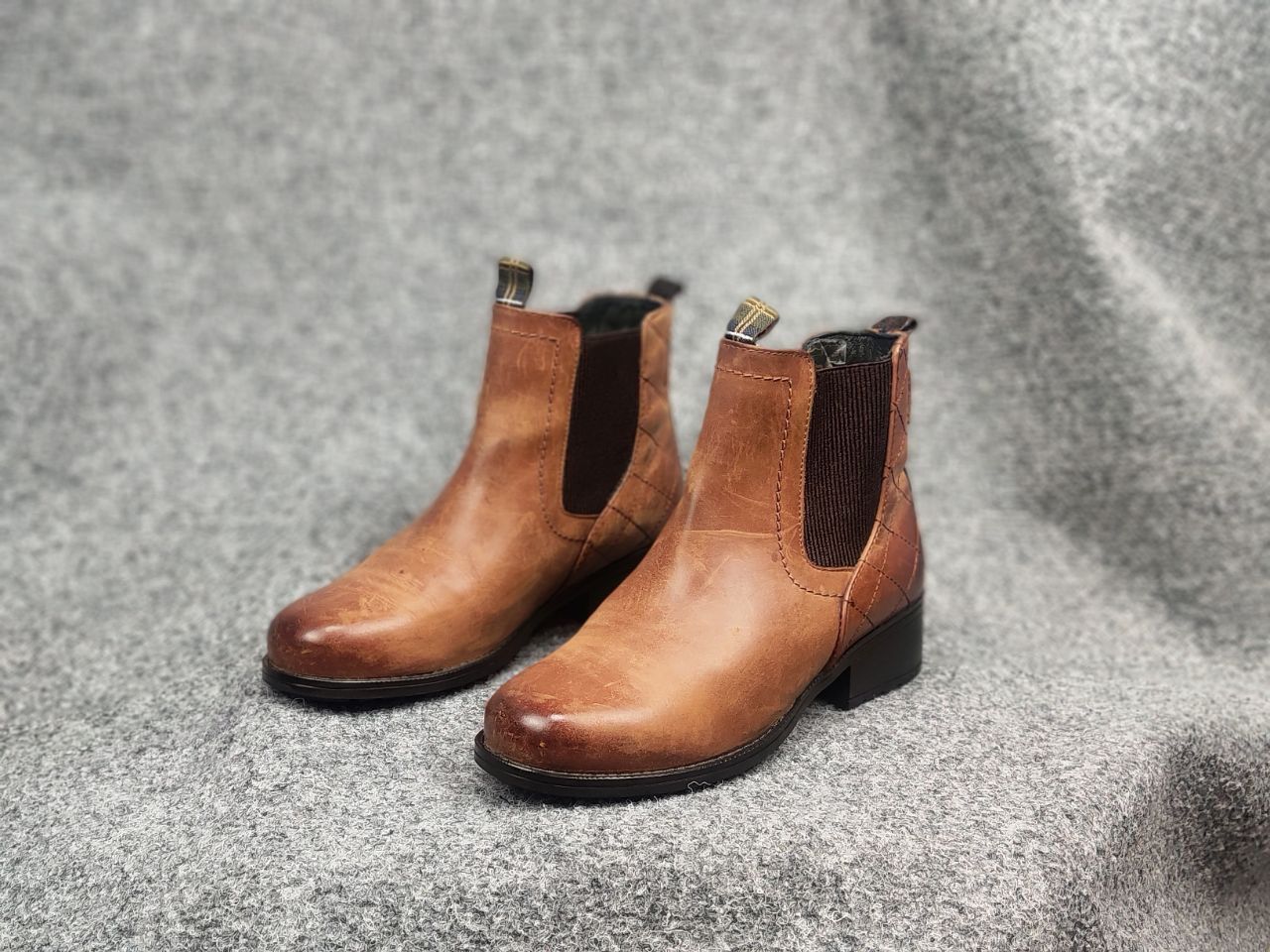 Barbour Barbour Rimini Waterproof Chestnut Chelsea Leather Boots Size US 5 / IT 35 - 6 Thumbnail