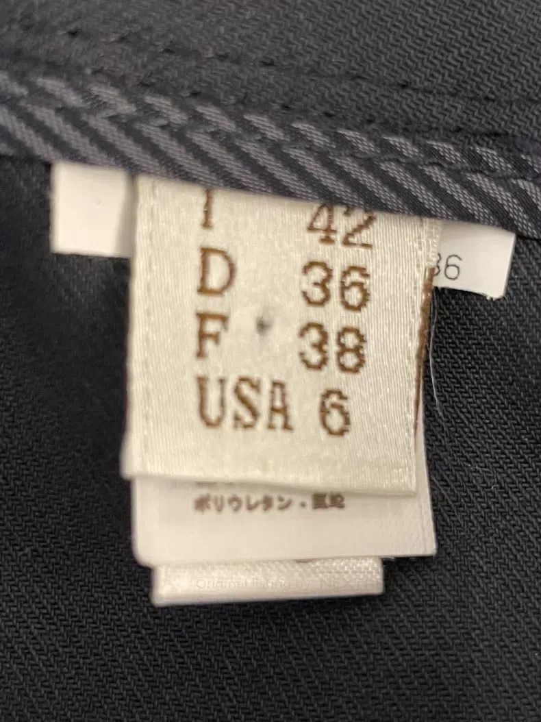 Brunello Cucinelli Brunello Cucinelli Blue-Black Wool Casual Trousers Size 25" / US 0 / IT 36 - 6 Thumbnail