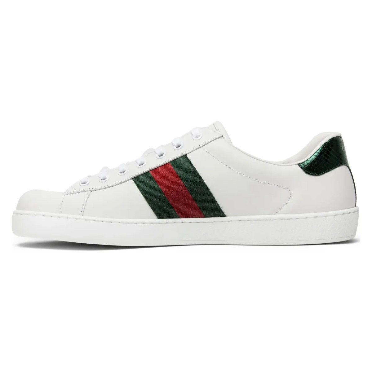 Gucci Ace Leather Snake Sneakers Size US 15 / EU 48 - 5 Thumbnail
