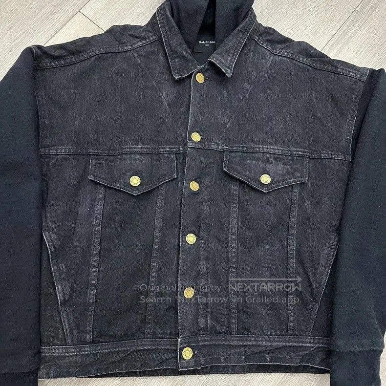 Fear of God Fear of God 5th Denim Hooded Jacket. Size US S / EU 44-46 / 1 - 6 Thumbnail