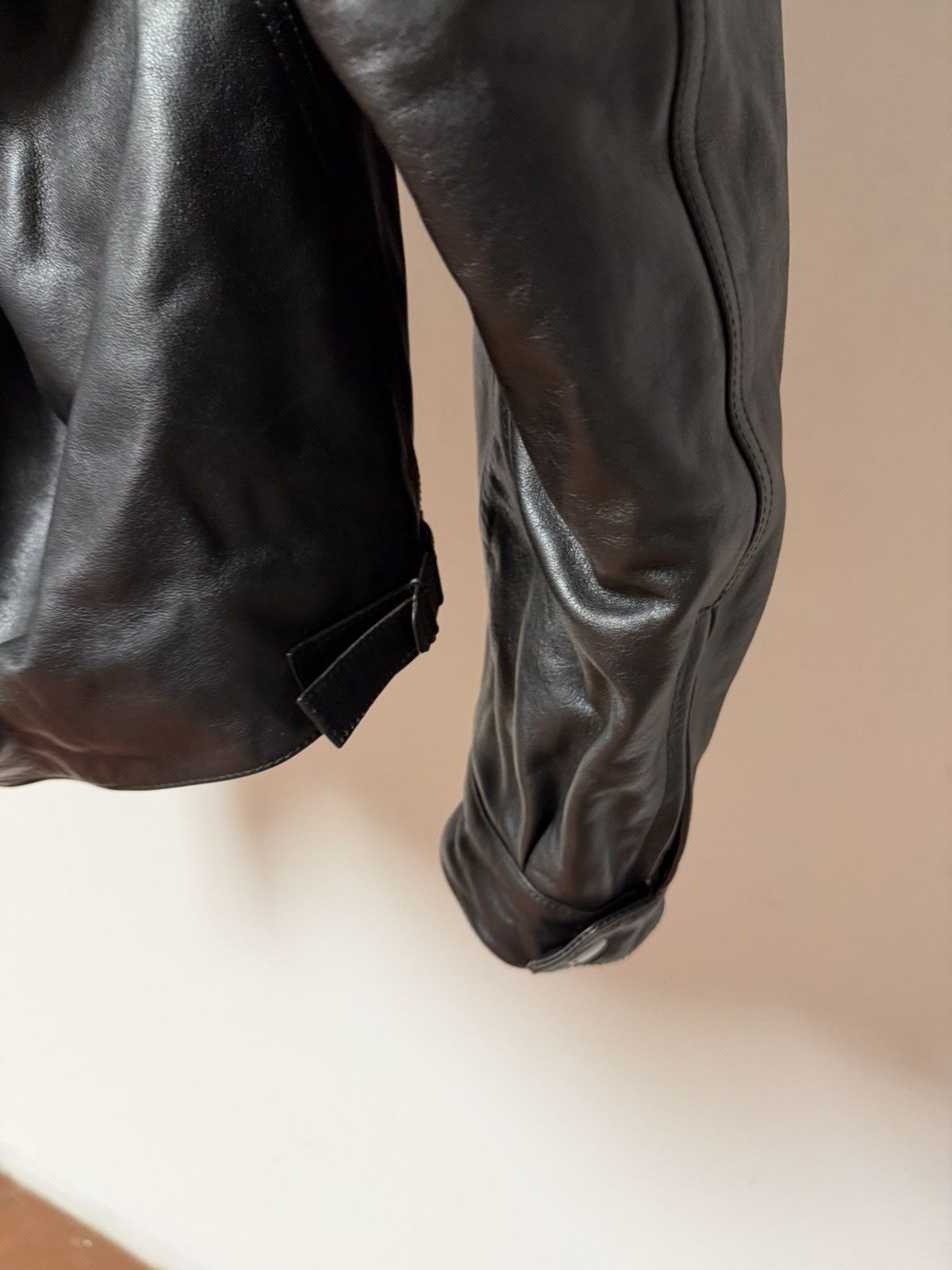 Balenciaga RARE - Summer 24 Cocoon Kick Leather Jacket M Size US M / EU 48-50 / 2 - 8 Thumbnail