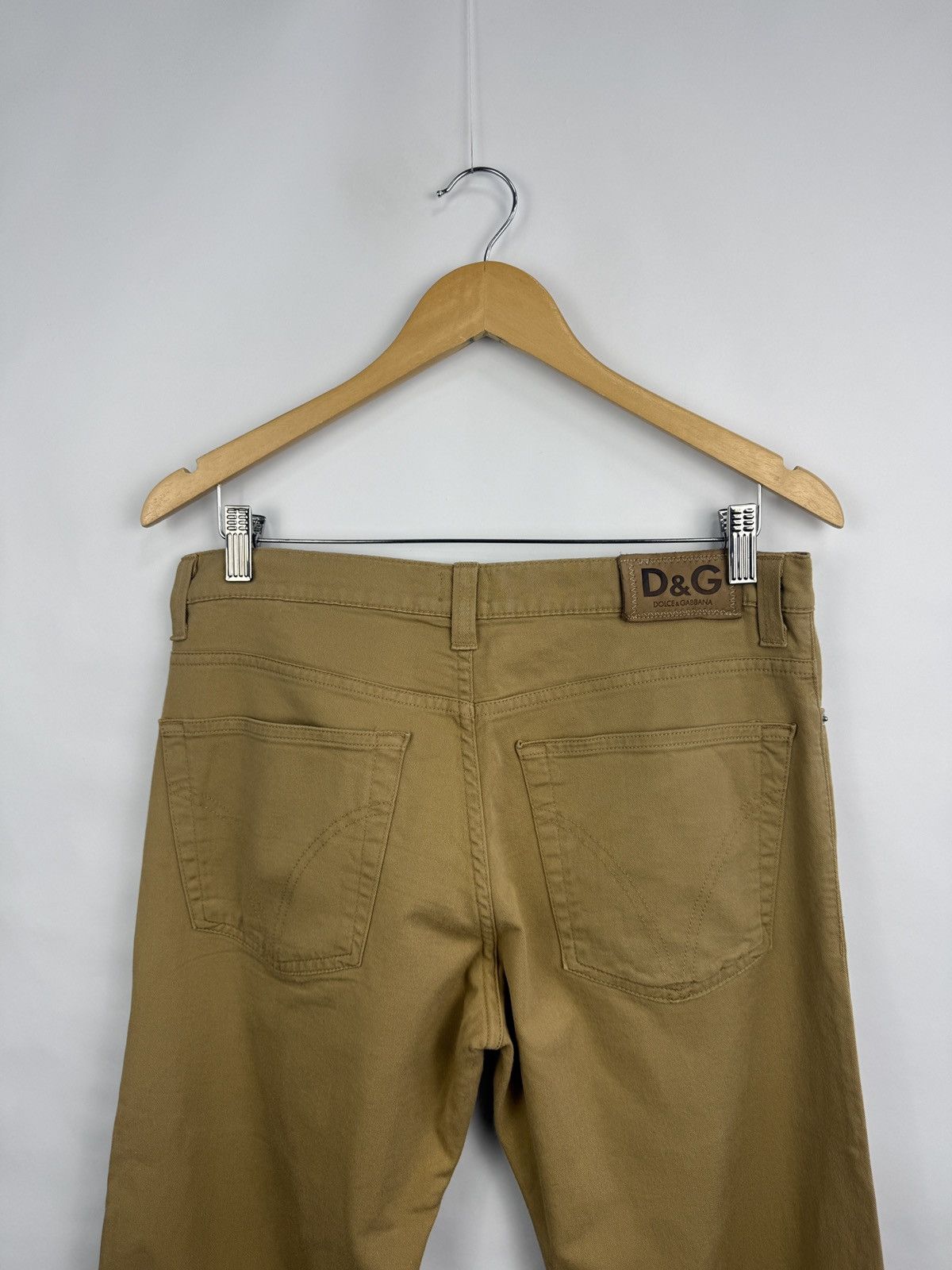 Dolce & Gabbana 🇮🇹Vintage 90s Dolce Gabbana Classic Brown Pants Made in Italy Size US 34 / EU 50 - 4 Thumbnail