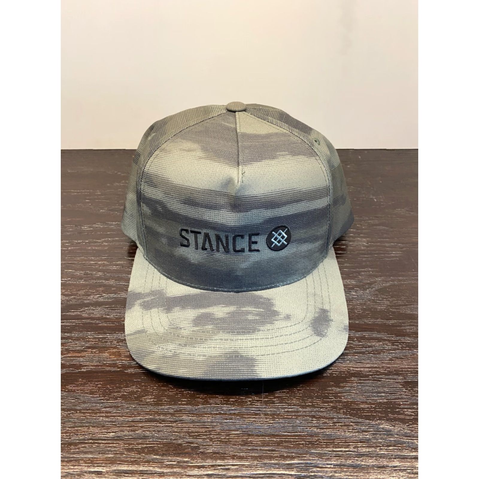 Vintage Stance Icon Hat Mens One Size Green Camo Snapback Adjustable Size ONE SIZE - 2 Thumbnail