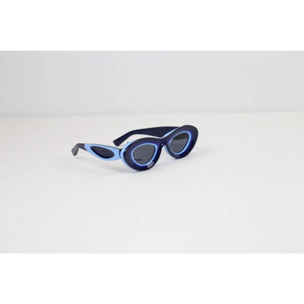 Bottega Veneta o1rshd Size: OS / Logo Frame Sunglasses in Blue Size ONE SIZE - 1 Thumbnail