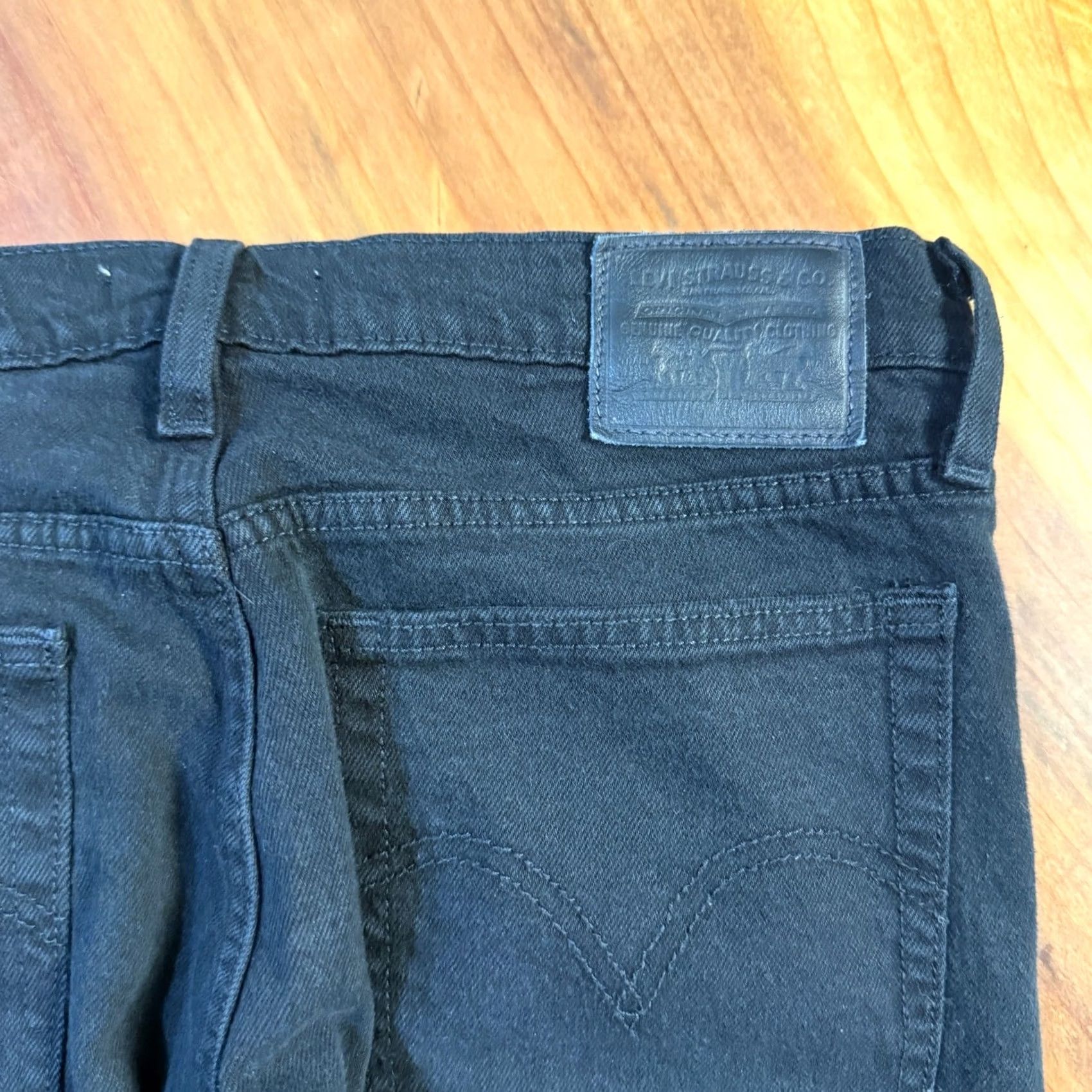 Levi's VINTAGE Levi's Wedgie Straight Jeans Women's 29 x 26.5 Denim Button Fly Cotton LL25 Size 29" - 8 Thumbnail