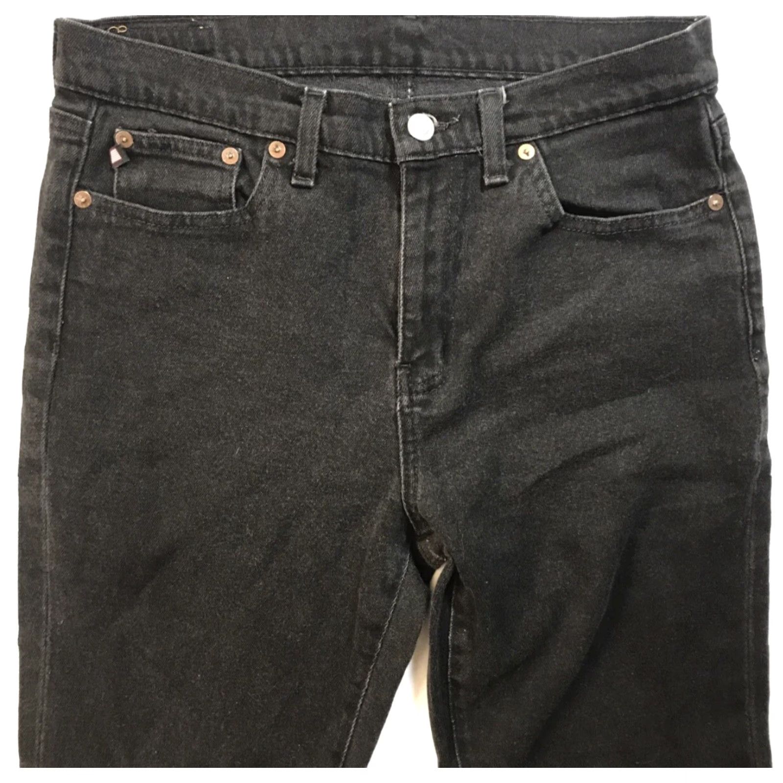 Ralph Lauren VINTAGE Ralph Lauren Bootcut Jeans Womens Size 10 Black Denim 30x32 Classic Flag Size 32" / US 10 / IT 46 - 4 Thumbnail