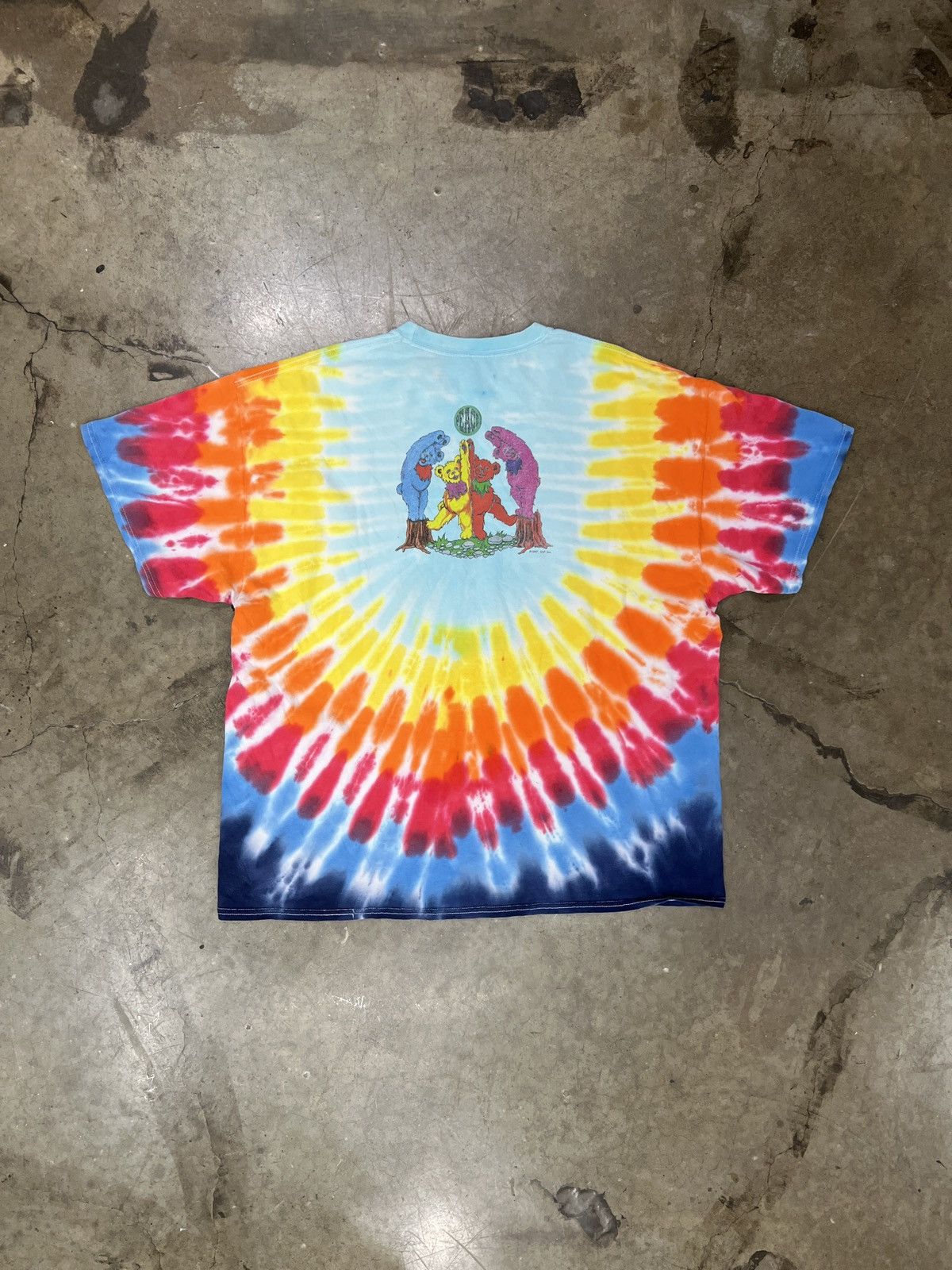 Band Tees Vintage 90s 1997 Grateful Dead Peace Bear Forest Tee XXL Size US XXL / EU 58 / 5 - 5 Thumbnail