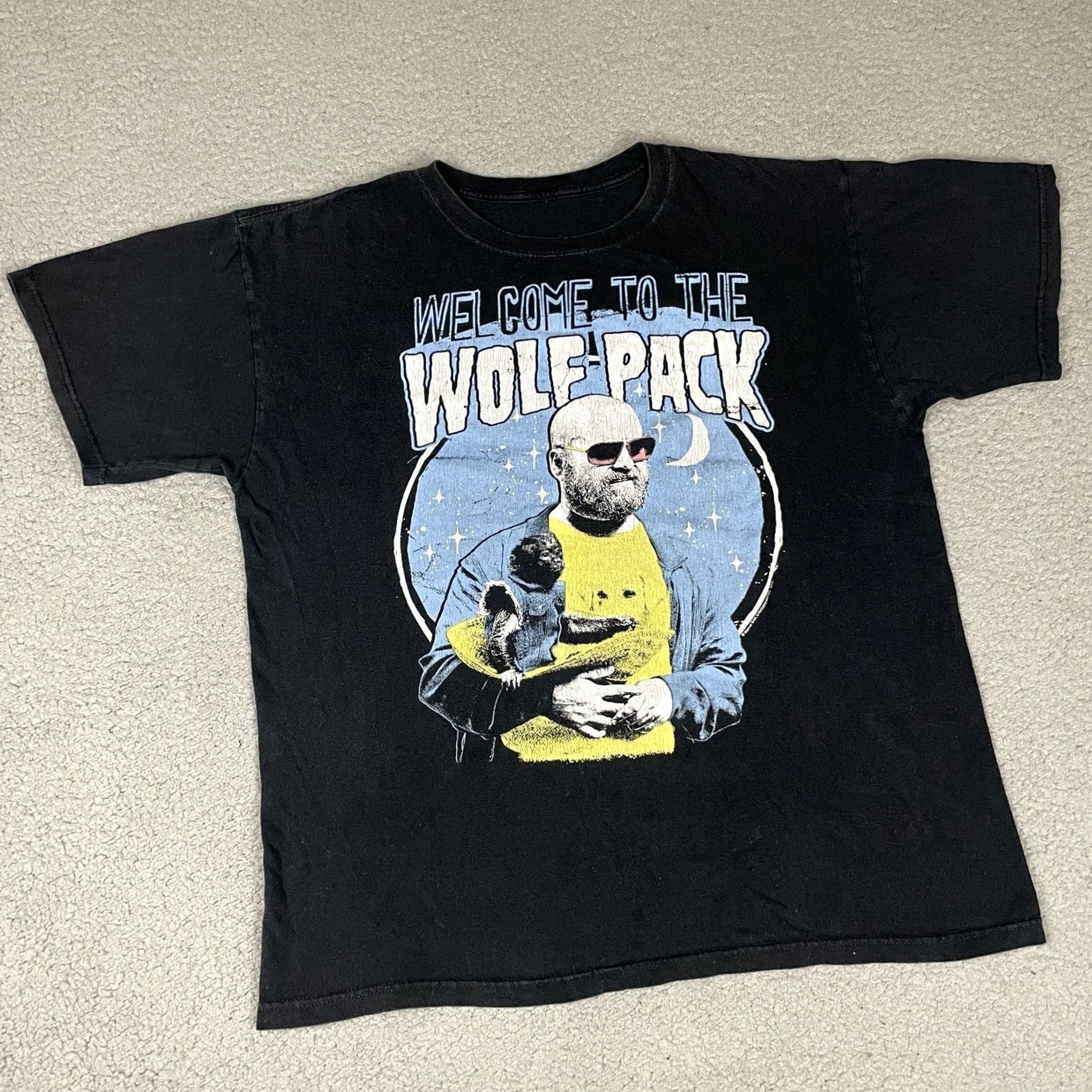 Vintage VINTAGE The Hangover TShirt Adult Large Black Wolf Pack Short Movie Tee Distressed TV L* Size US L / EU 52-54 / 3 - 4 Thumbnail
