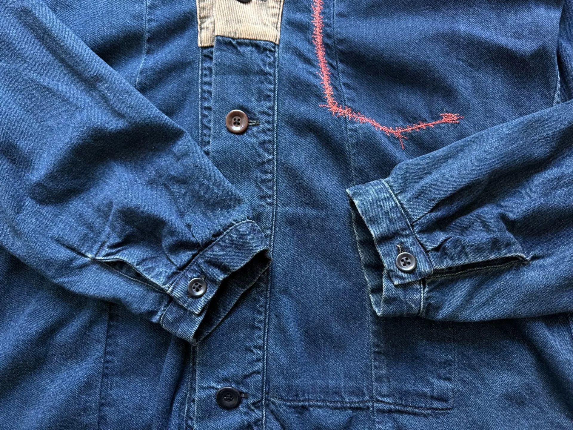 Kapital Kountry KAPITAL COUNTRY EK-759 Distressed Patchwork Jacket Size US XXS / EU 40 - 8 Thumbnail