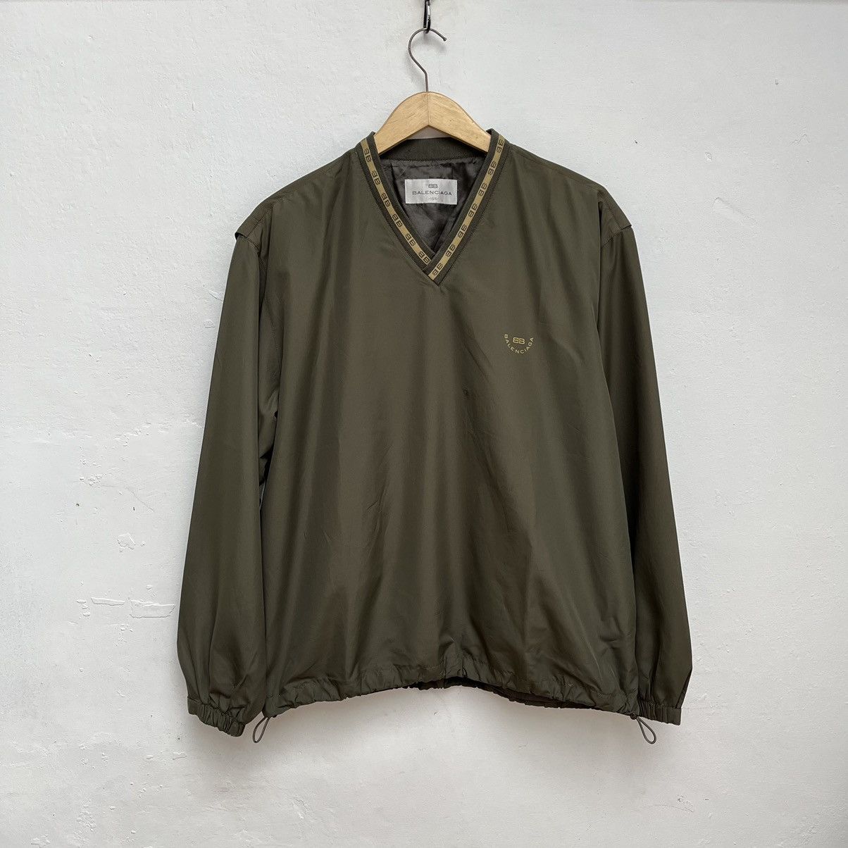 Balenciaga Vintage Balenciaga Golf Light Jacket Big Logo Full Taped Size US XL / EU 56 / 4 - 1 Thumbnail