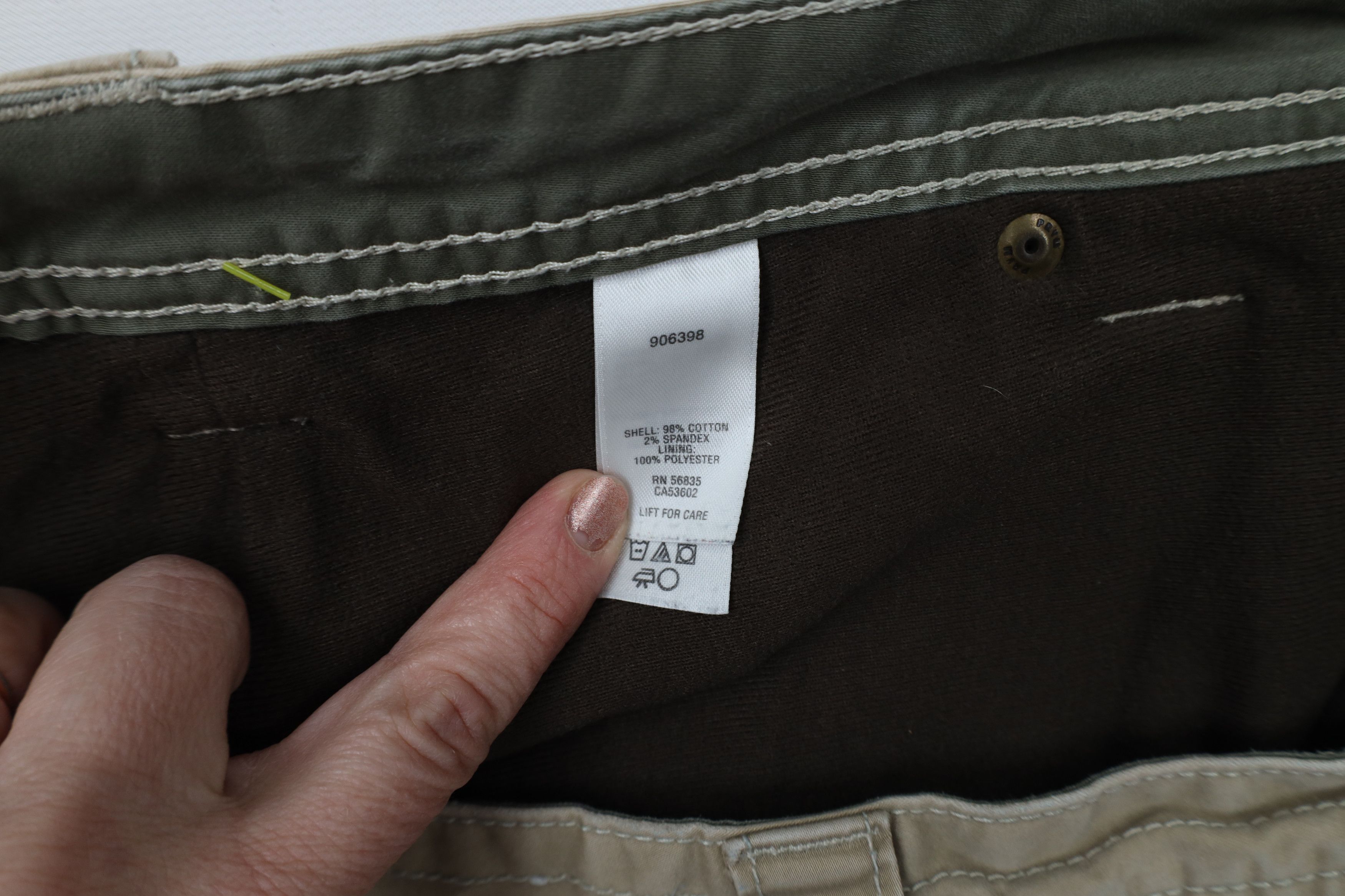 Cabelas × Vintage Vintage Cabelas Double Knee Fleece Lined Wide Leg Pants Size US 42 / EU 58 - 10 Thumbnail