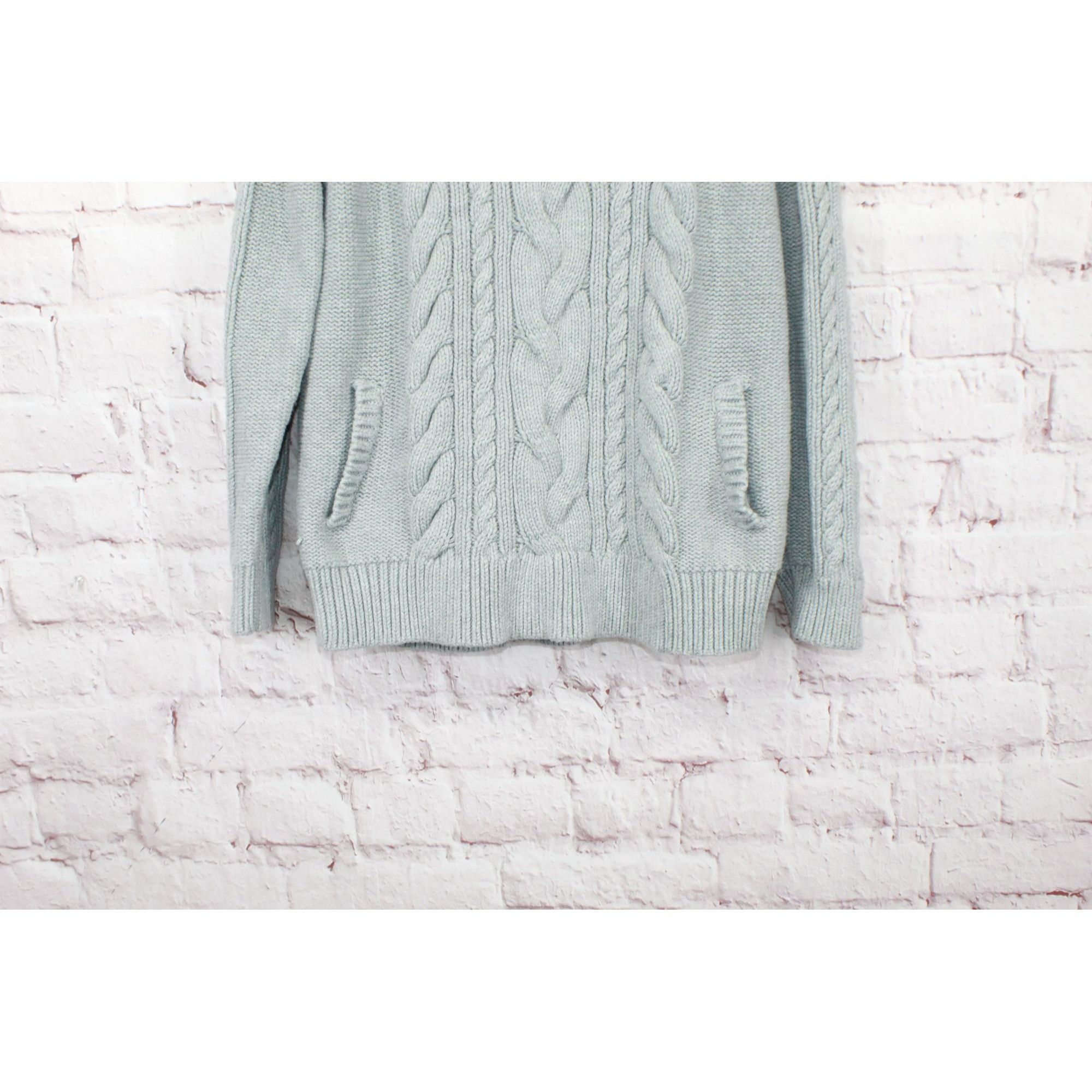 L.L. Bean LL Bean Double L Mixed Cable Sweater Funnelneck Size L / US 10 / IT 46 - 3 Thumbnail