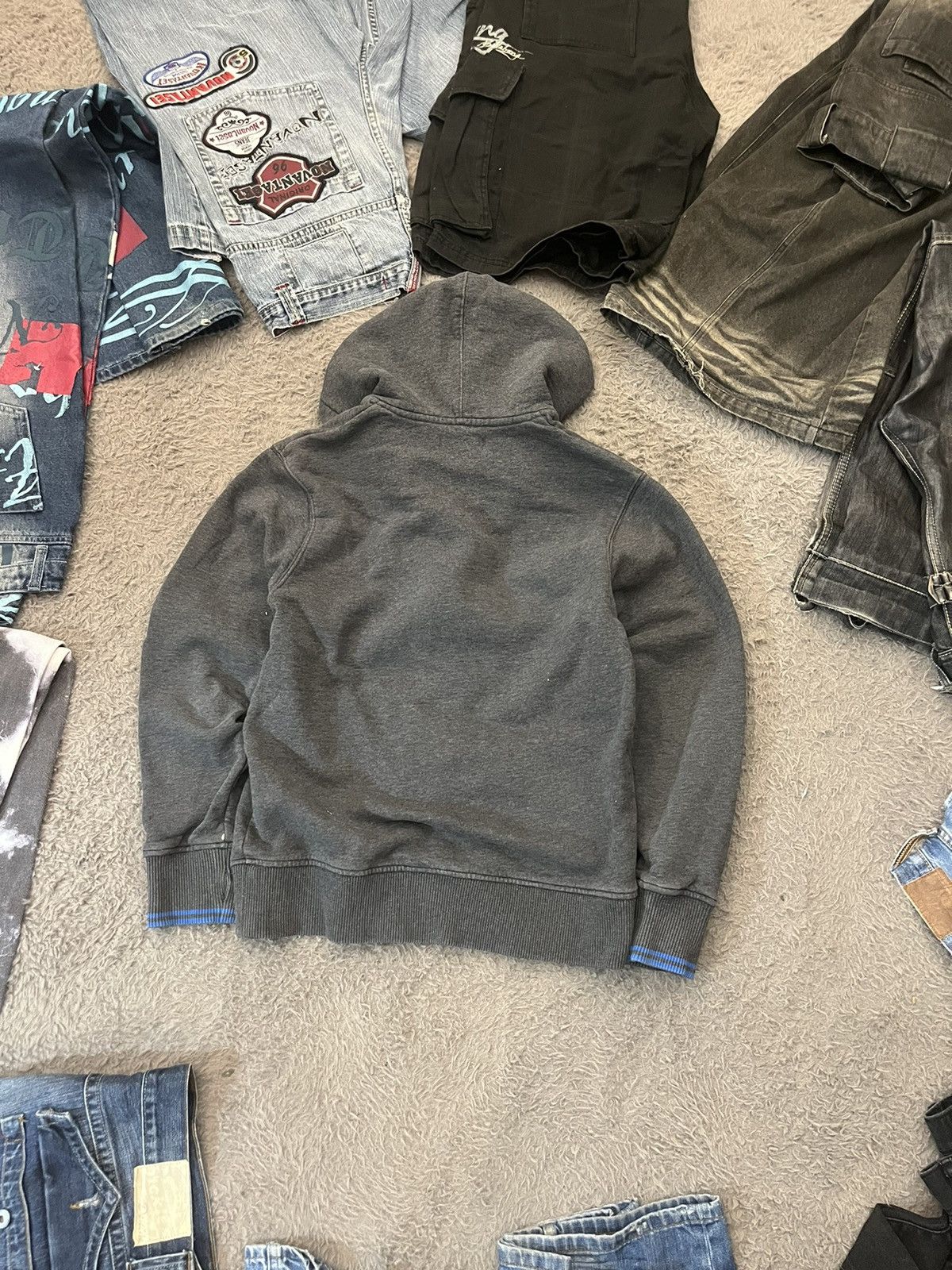 Fred Perry × Vintage Fred Perry Zip Hoodie Boxy Baggy UK Drill Vintage 90s Size US M / EU 48-50 / 2 - 8 Thumbnail
