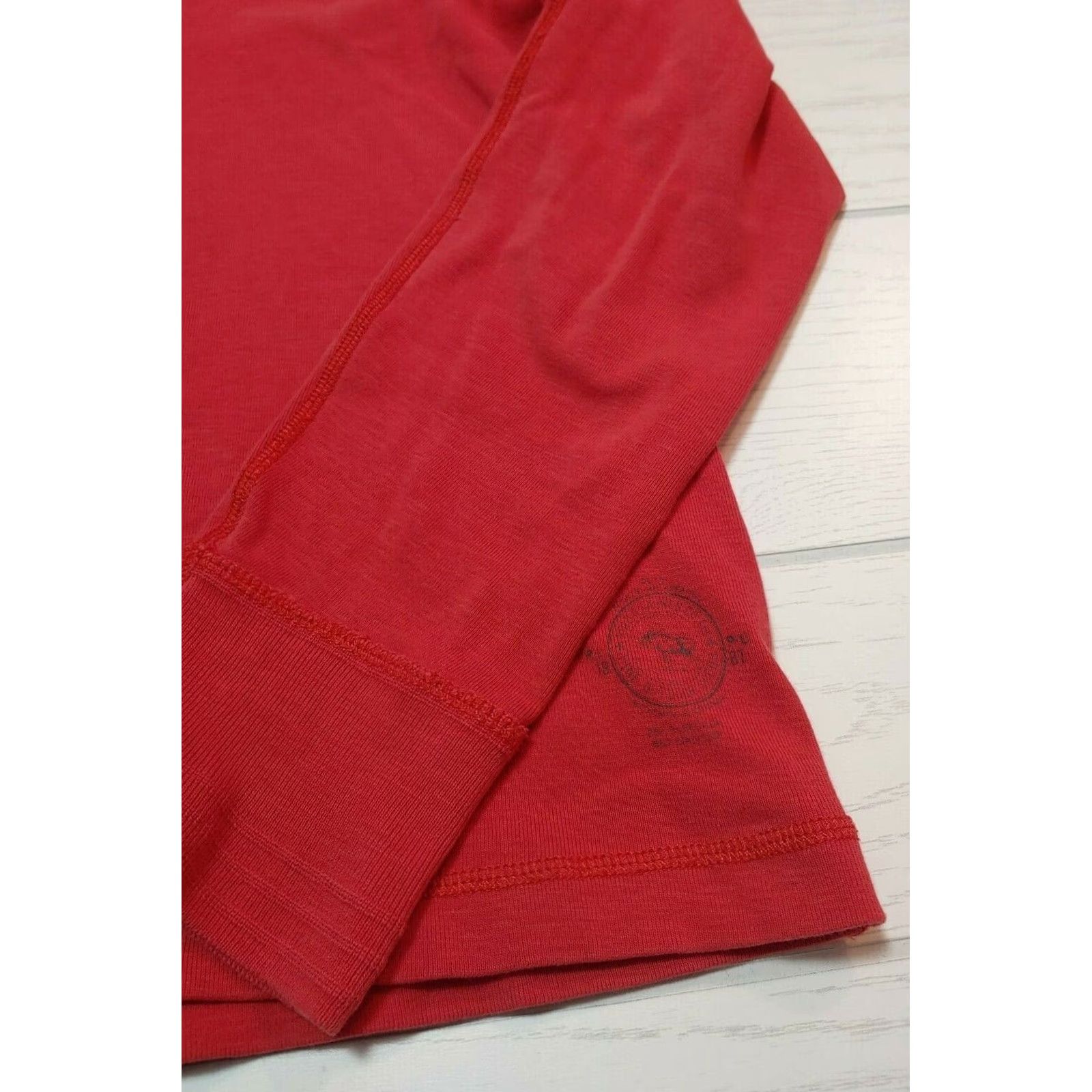 Vintage VINTAGE Polo by Ralph Lauren 1/4 Button Red Pullover Long Sleeve Shirt XXL Men Red Button-Up Polo Shirt 27in Long 24in Pit to Pit Mens Size US XXL / EU 58 / 5 - 2 Thumbnail