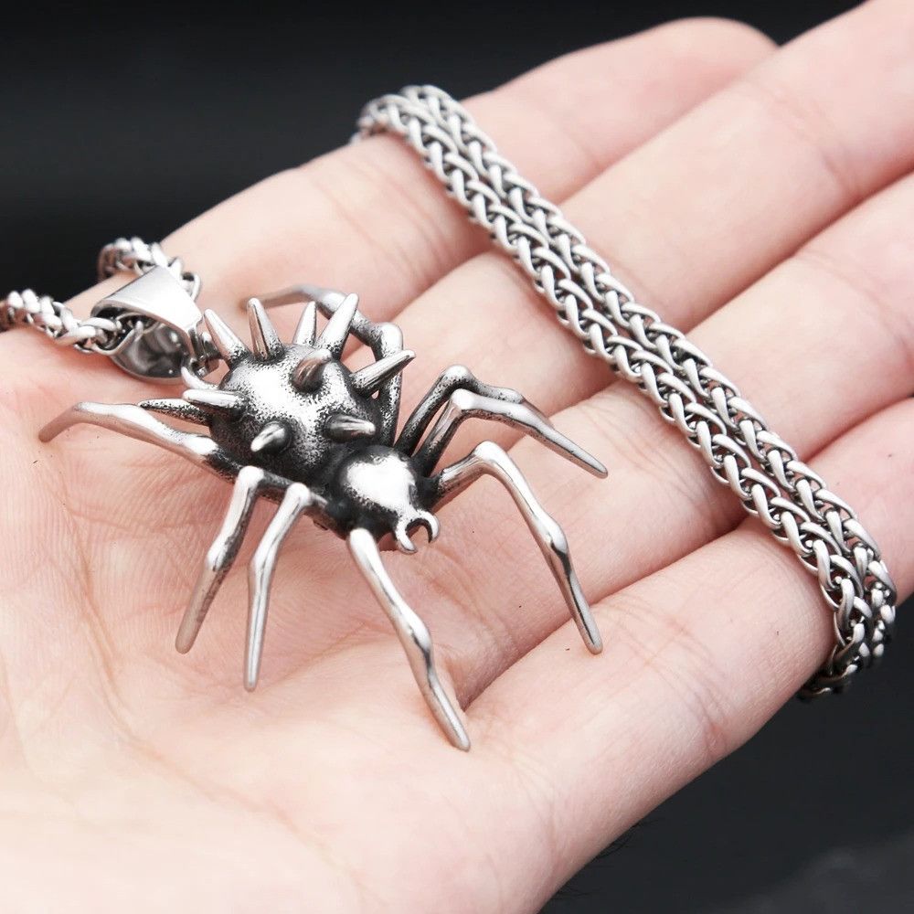 Other Gothic Spider Pendant Necklace Size ONE SIZE - 6 Thumbnail