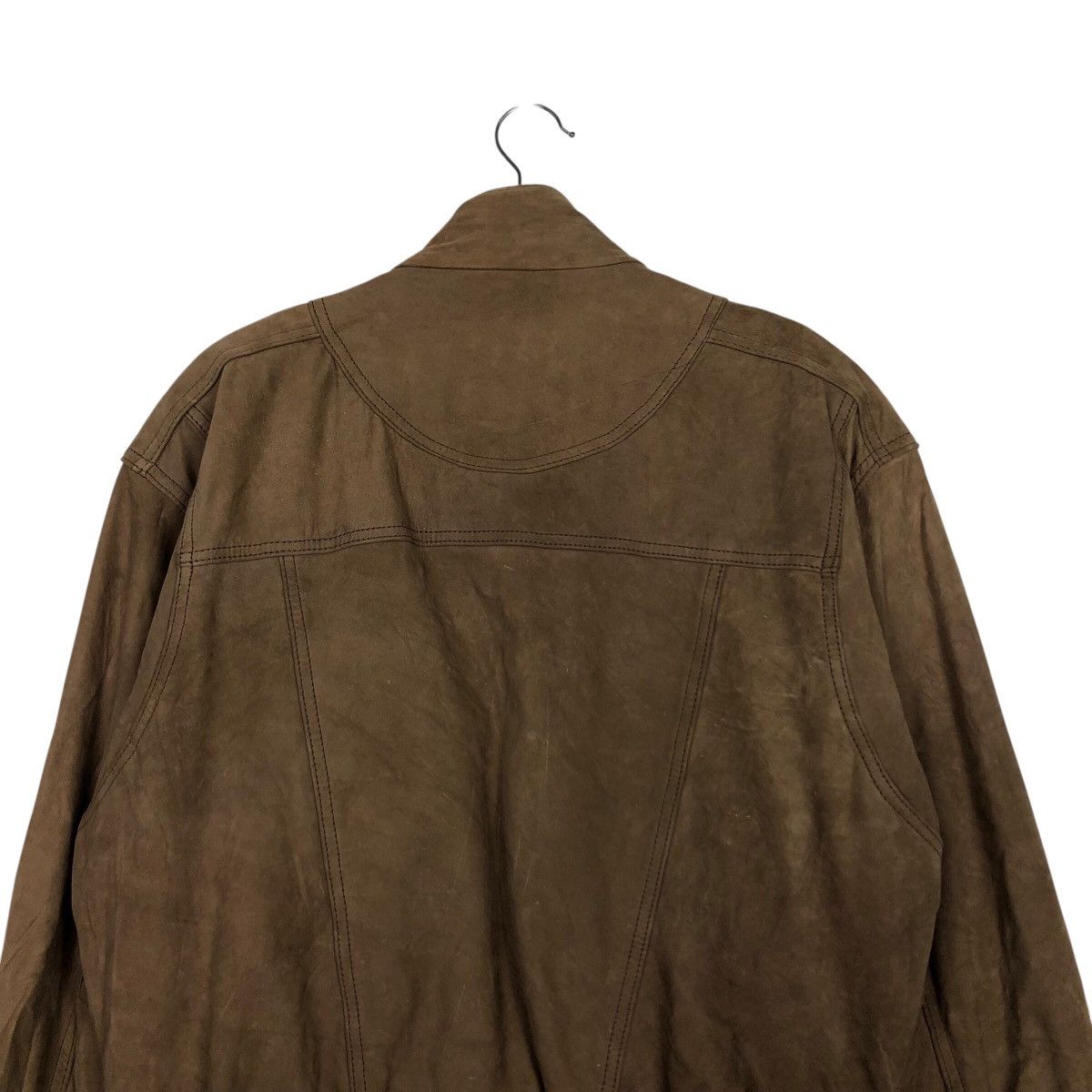 Japanese Brand 📌Vintage Bomber Leather Jacket Adventure Bound Issey Miyake Size US M / EU 48-50 / 2 - 10 Thumbnail