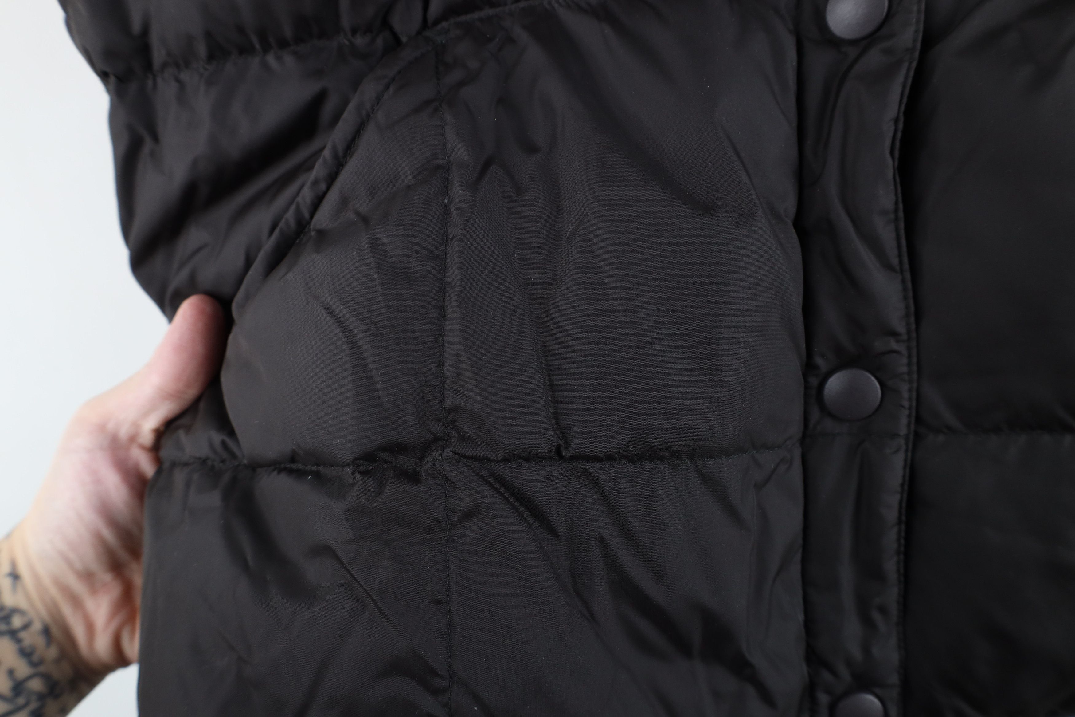Lands' End Vintage Lands End Duck Down Puffer Vest Jacket Dark Brown Size S / US 4 / IT 40 - 4 Thumbnail