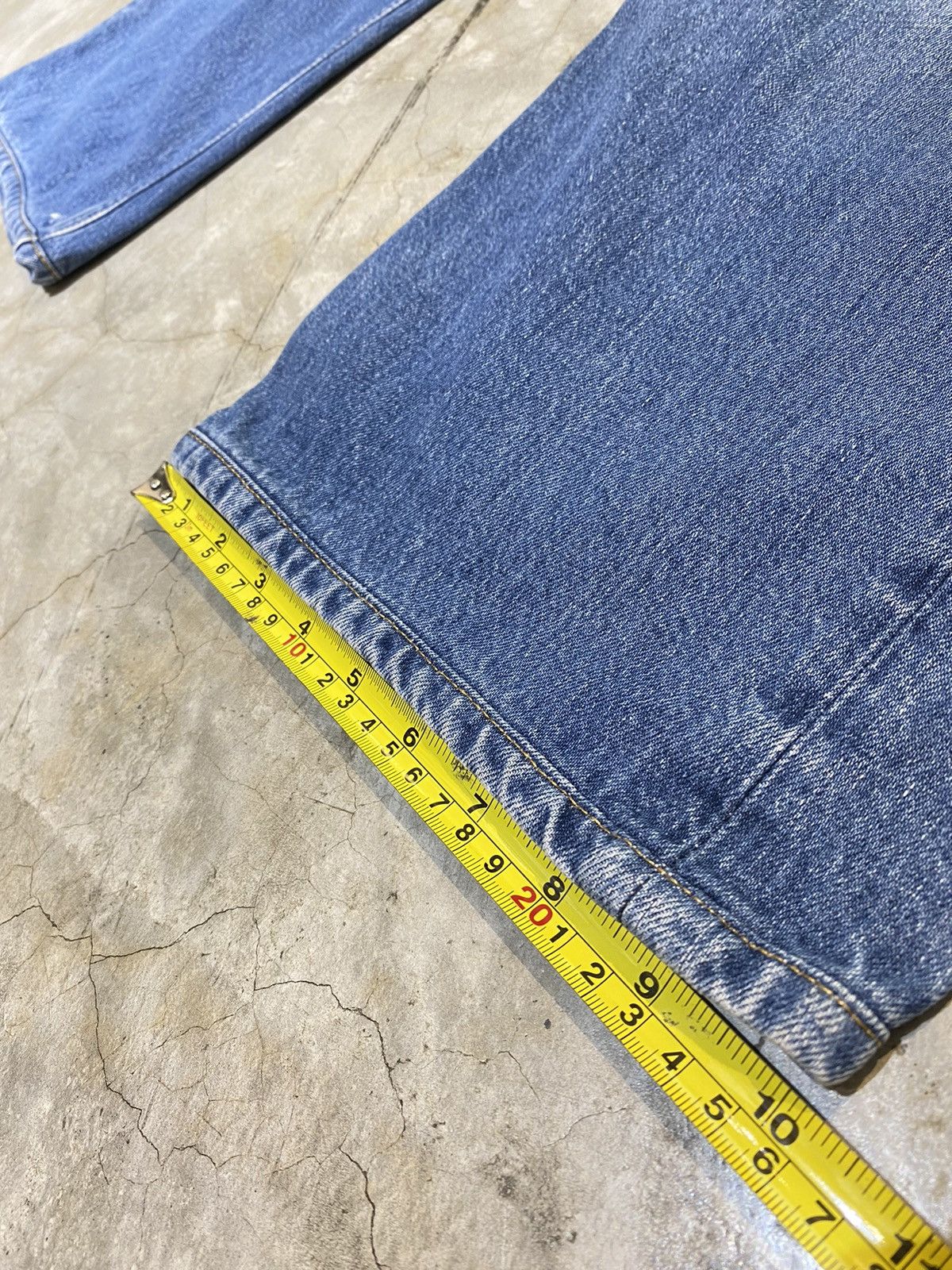 Y-3 Vintage Yohji Yamamoto Y-3 X Adidas SS05 Three Stripes Jean Size US 34 / EU 50 - 16 Thumbnail