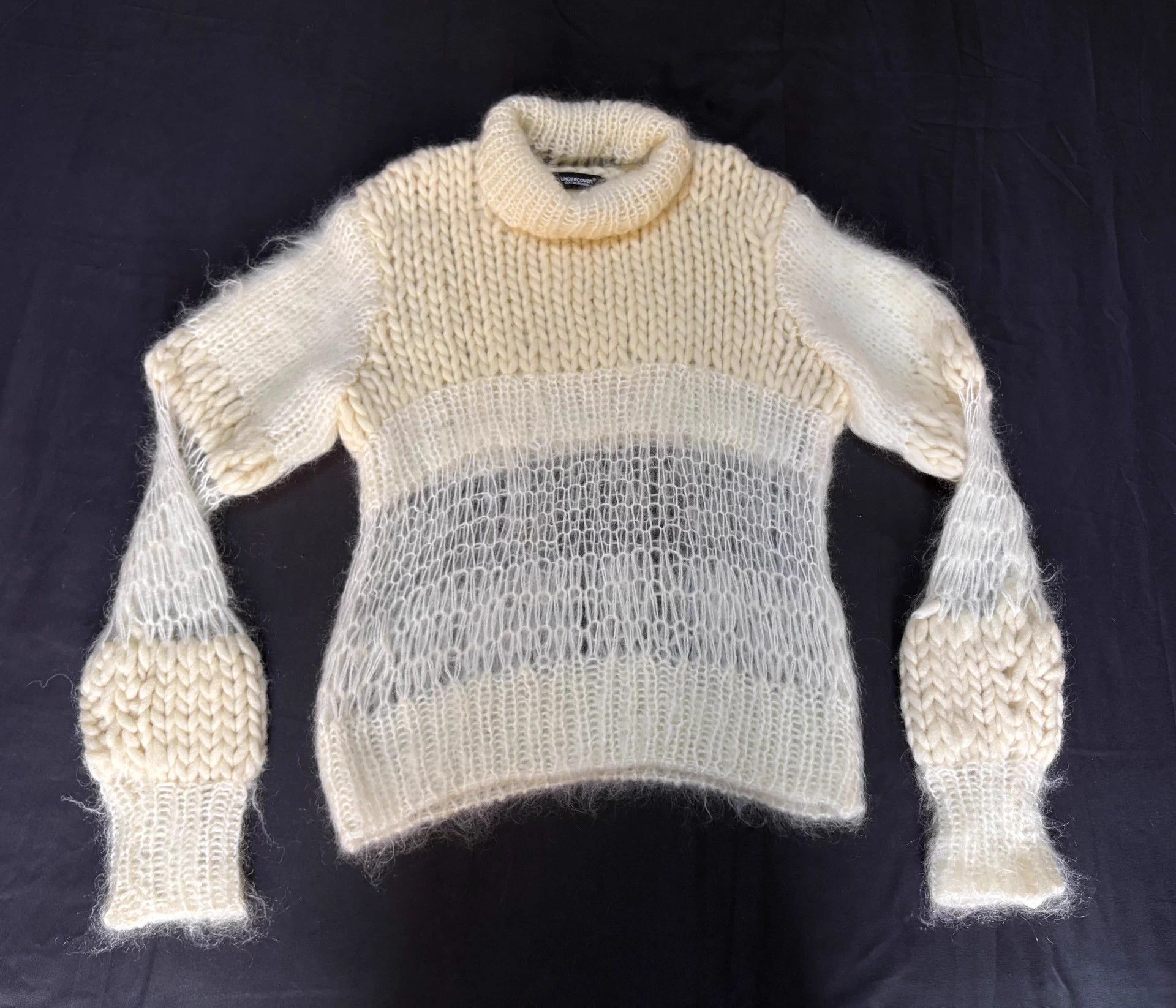 Undercover Undercover Patchwork Knit Sweater Stretchy Size M / US 6-8 / IT 42-44 - 9 Thumbnail