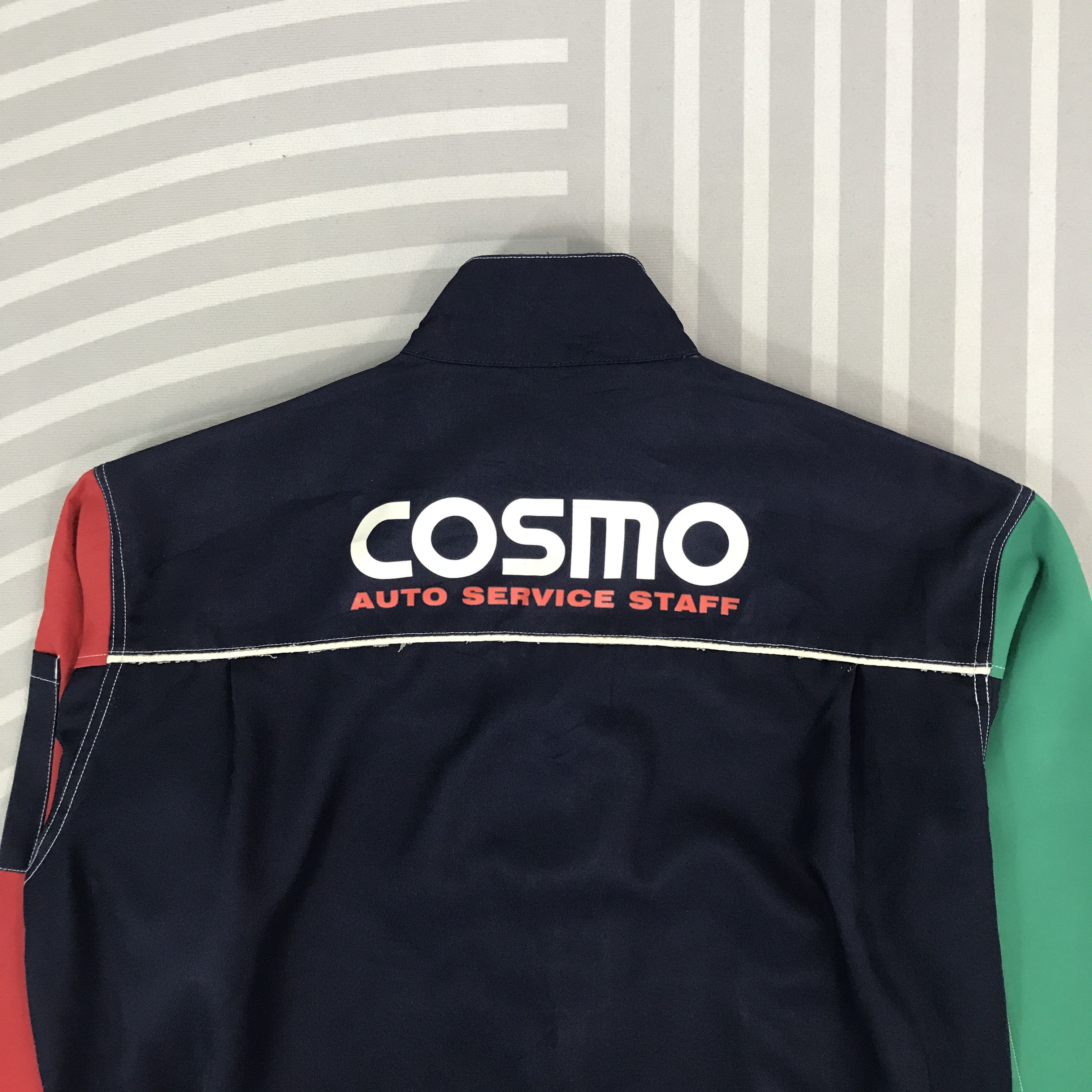 Japanese Brand × Vintage Vintage Cosmo Auto Service staff Racing Jacket Size US L / EU 52-54 / 3 - 4 Thumbnail