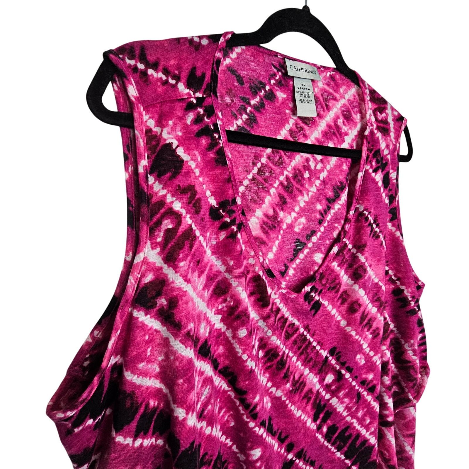 AVA CATHERSIDE Catherines Womens Ruffle Tiered Tank Plus Size 3X Stretch Size 3XL / US 20-22 - 4 Thumbnail