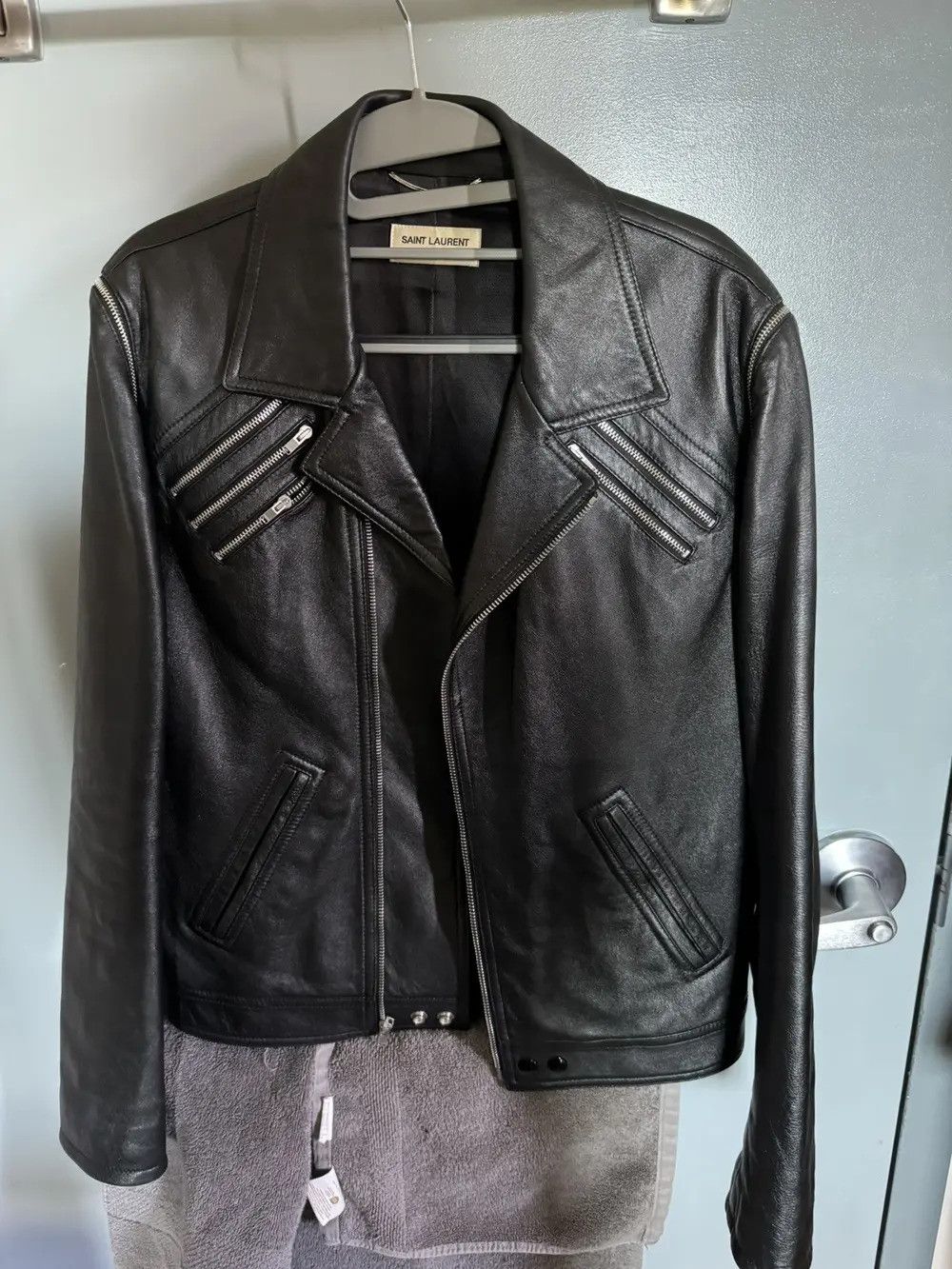 Saint Laurent Paris FW15 Leather jacket Size US M / EU 48-50 / 2 - 1 Thumbnail