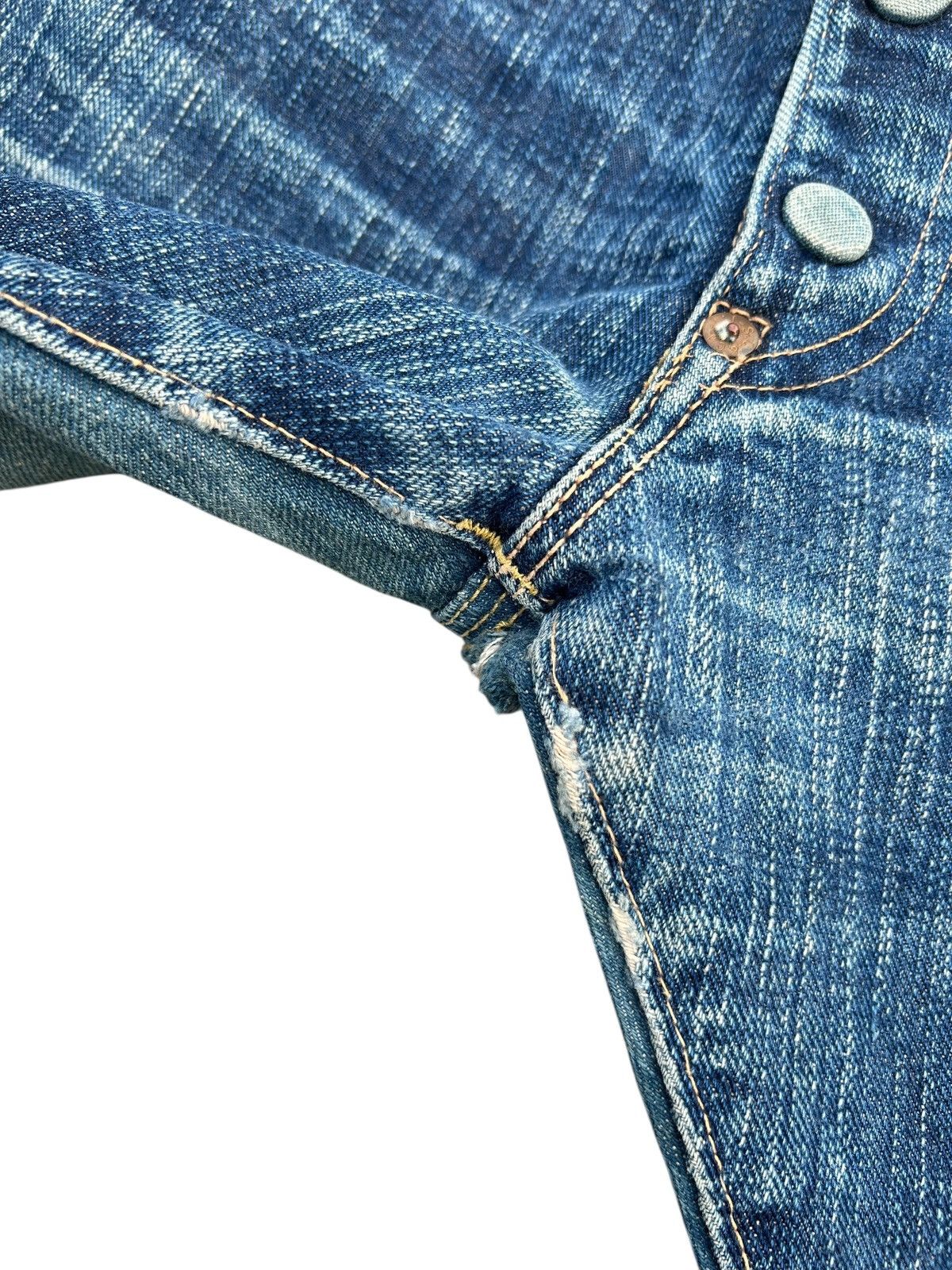 Maison MIHARA YASUHIRO MIHARAYASUHIRO X SUGAR CANE Selvedge Distressed Denim Jeans Size US 36 / EU 52 - 14 Thumbnail