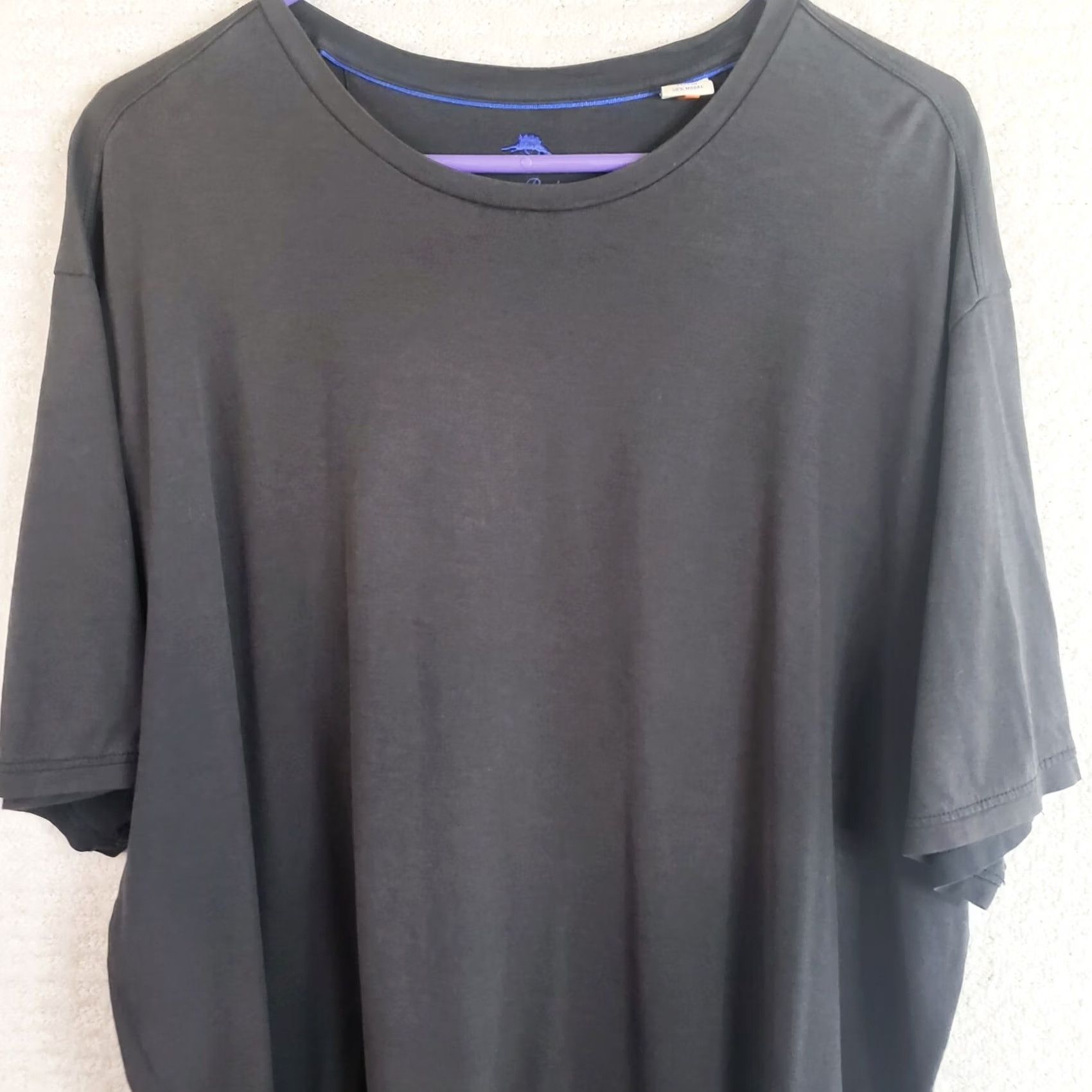Tommy Bahama Tommy Bahama Shirt Mens XL Black Short Sleeve Pocket Tee Cotton Modal Size US XL / EU 56 / 4 - 2 Thumbnail