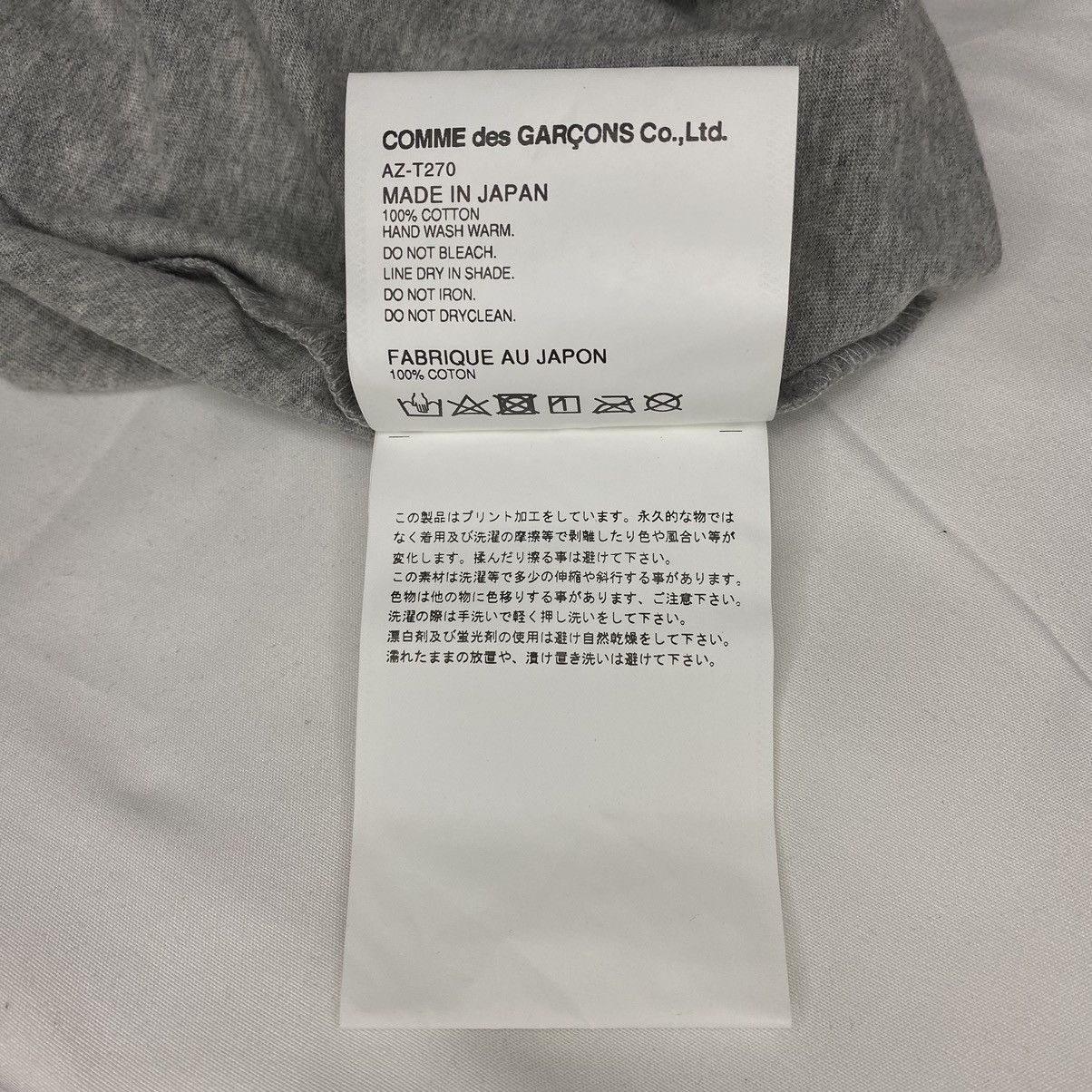 Comme des Garcons Comme des Garçons Play Long Sleeves Tee Size US M / EU 48-50 / 2 - 7 Thumbnail