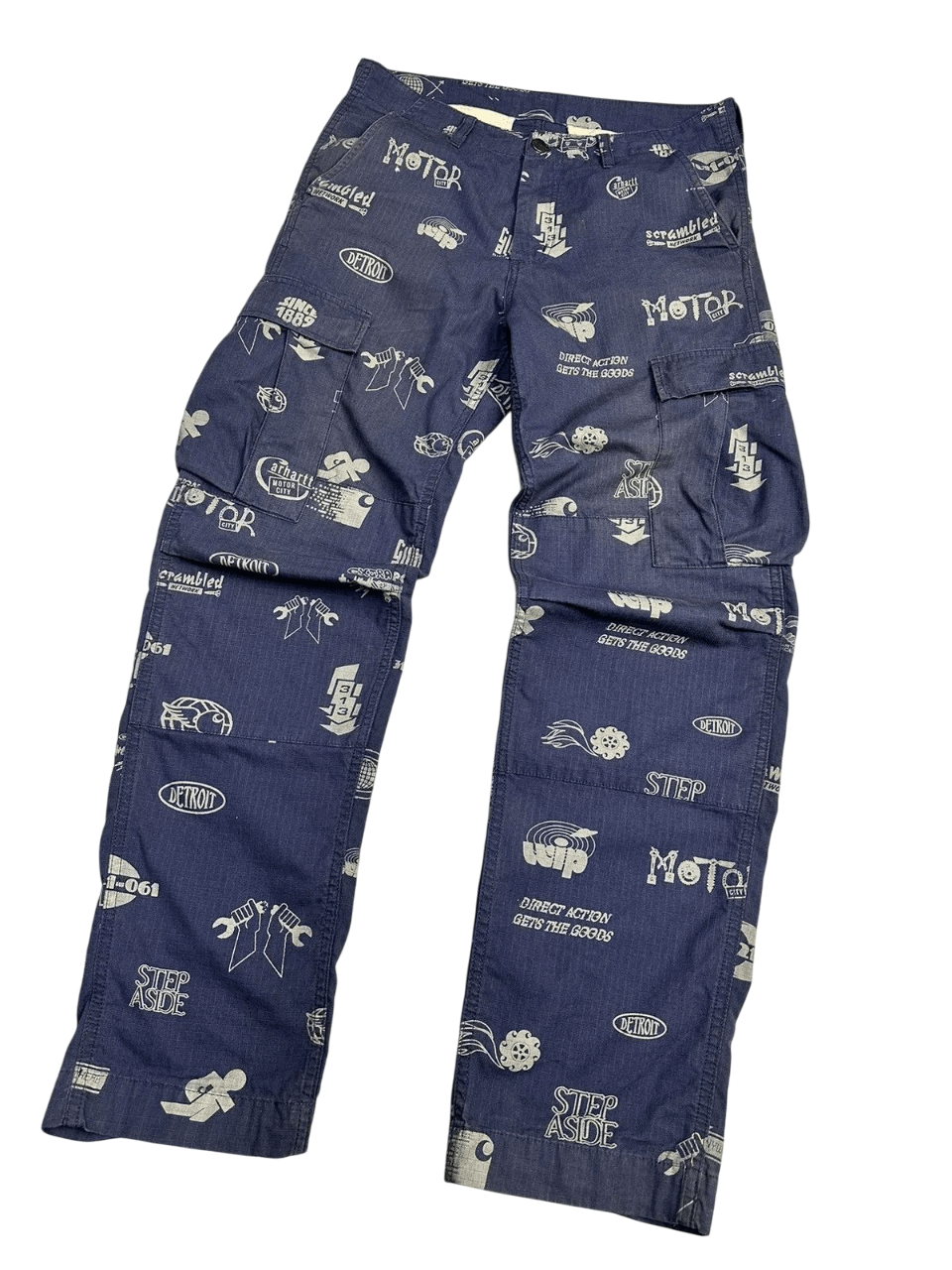 Carhartt Wip 👉 Vintage Baggy Cargo Pants Carhartt WIP Bontage Y2K Size US 32 / EU 48 - 5 Thumbnail