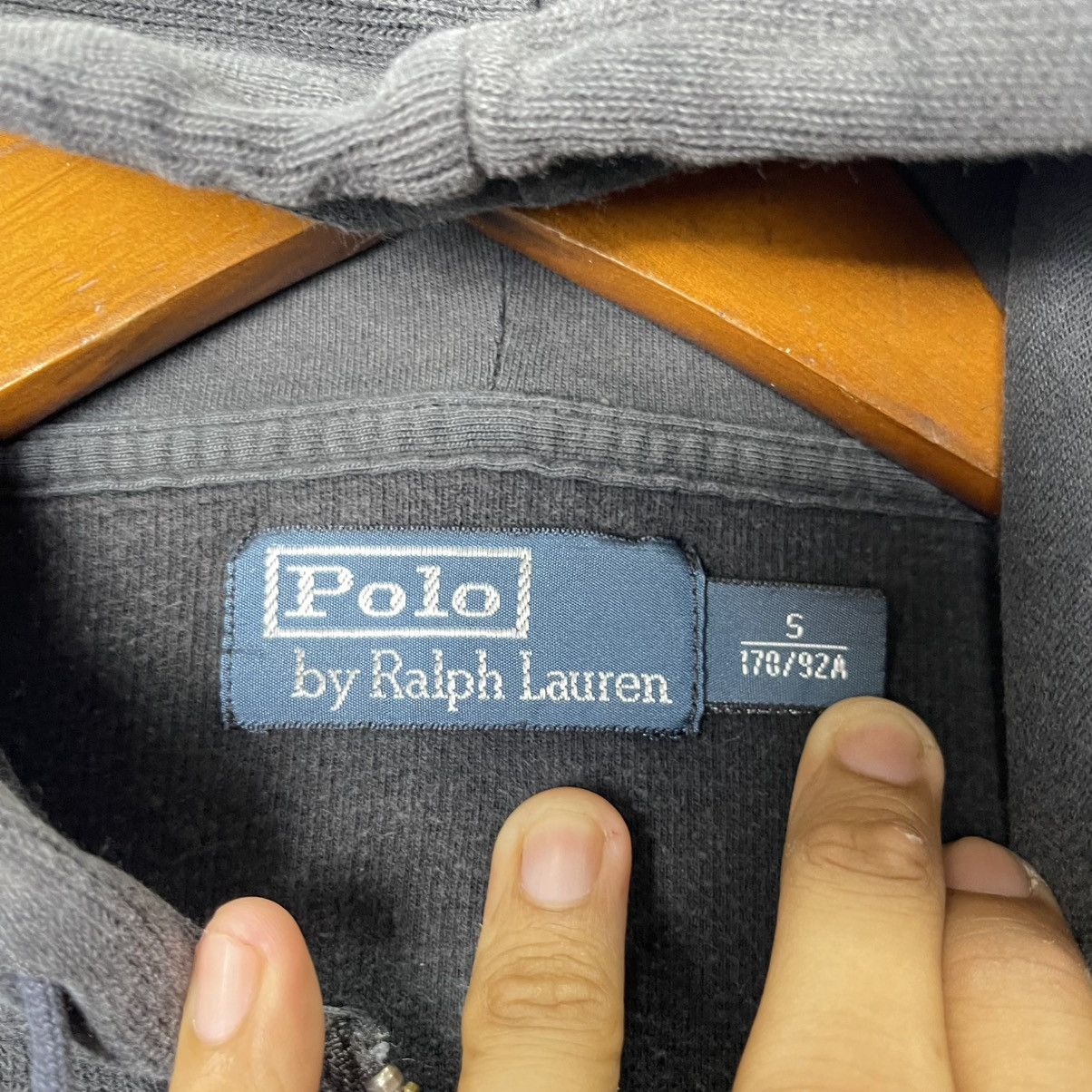 Polo Ralph Lauren Vintage Polo Ralph Lauren Faded Zip Hoodie Size US S / EU 44-46 / 1 - 8 Thumbnail