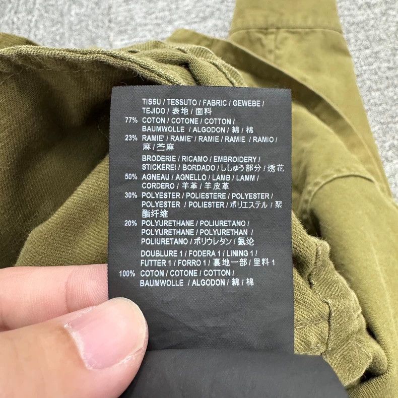 Saint Laurent Paris Saint Laurent Paris Military Green Diamond Shark Jacket-250 Size US M / EU 48-50 / 2 - 4 Thumbnail