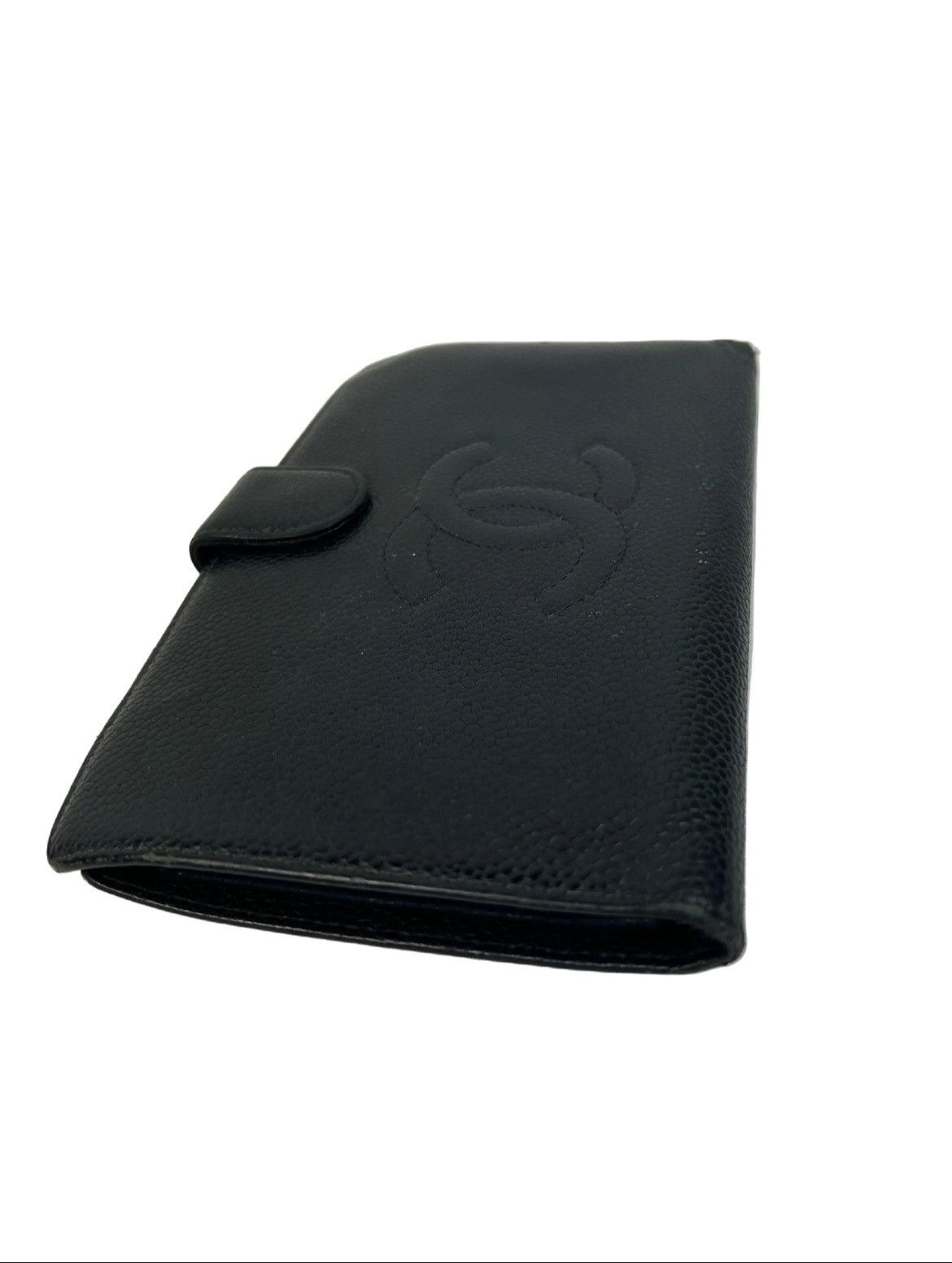 Chanel Chanel CC Caviar Long Wallet Size ONE SIZE - 3 Thumbnail