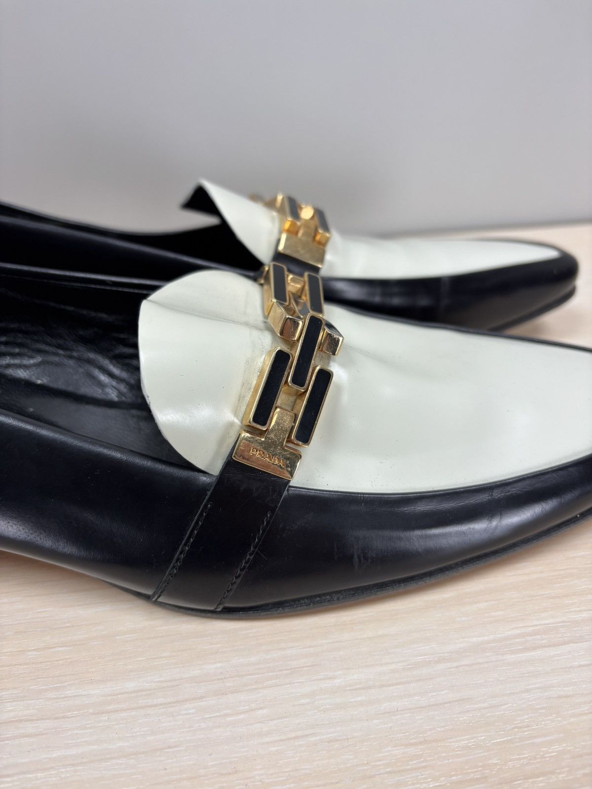 Prada Womens shoes Prada Size 40 1/2 Color Black Size US 10.5 / IT 40.5 - 5 Thumbnail