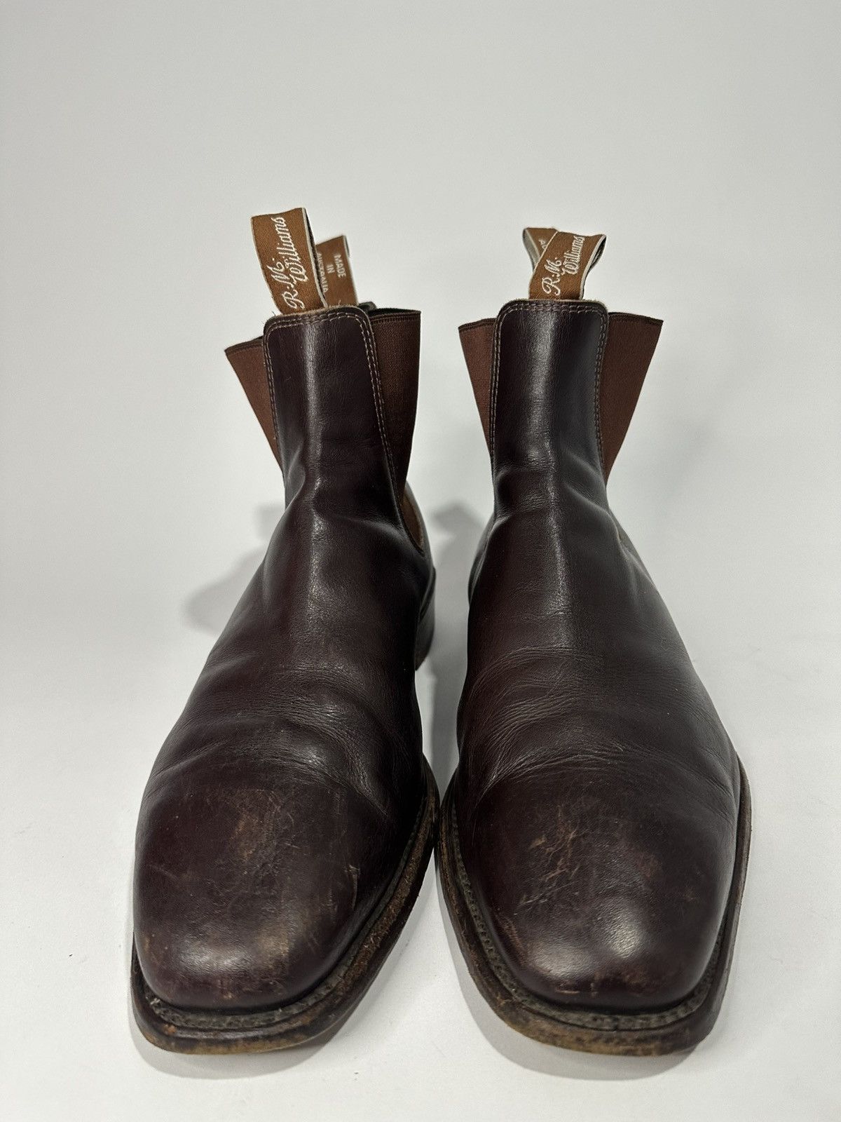 R.M. Williams R.M Williams Craftsman Brown Leather Chelsea Boots. Size US 11.5 / EU 44-45 - 2 Thumbnail
