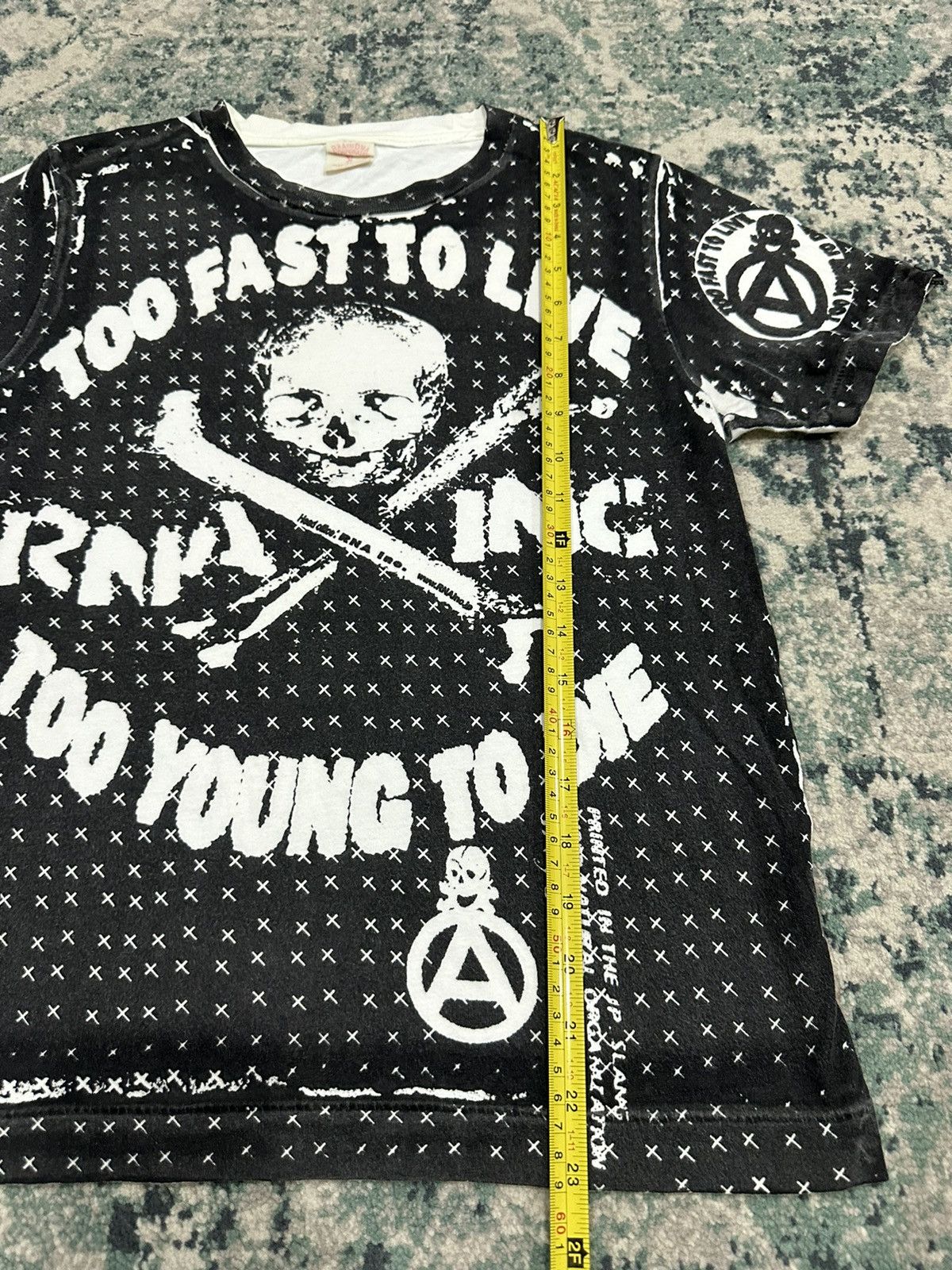 Japanese Brand RNA Inc Japanese Brand “ Too Fast To Live” Seditionaries Tee Size US S / EU 44-46 / 1 - 11 Thumbnail