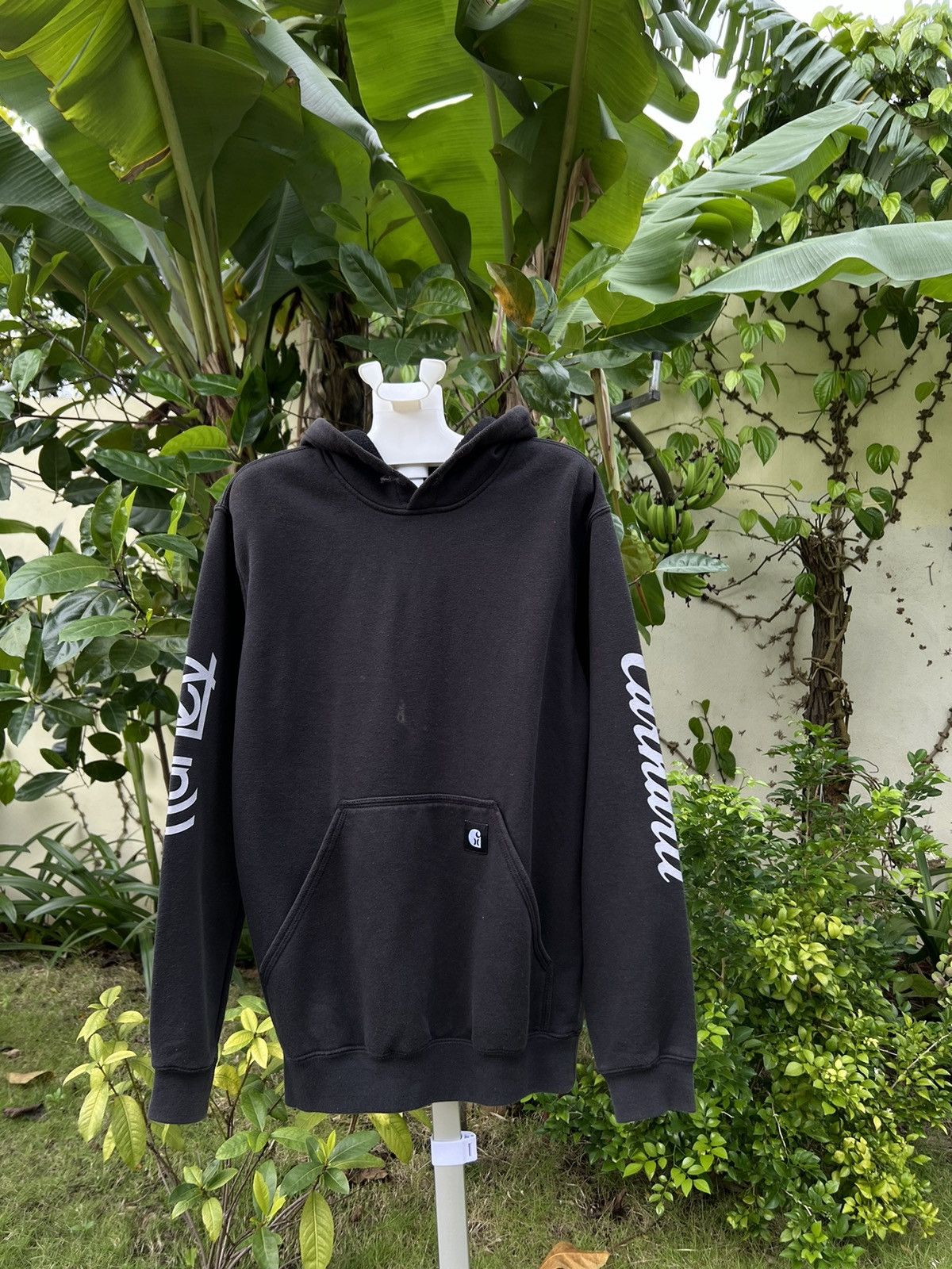 Carhartt × Hurley × Vintage 90's CARHARTT HURLEY SUNFADED DISTRESSED HOODIE Y2K Size US S / EU 44-46 / 1 - 1 Thumbnail