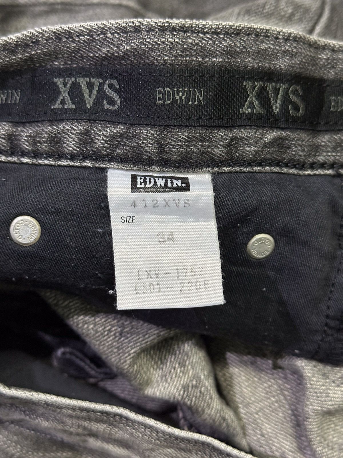 Kapital 💥Edwin vxs💥distress design zipper back pocket 💥 Size US 36 / EU 52 - 10 Thumbnail