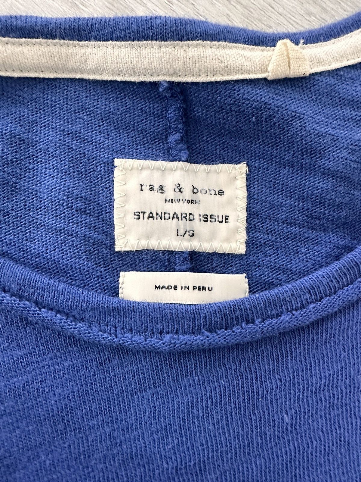Rag & Bone Royal Blue Rag & Bone T Size US L / EU 52-54 / 3 - 3 Thumbnail
