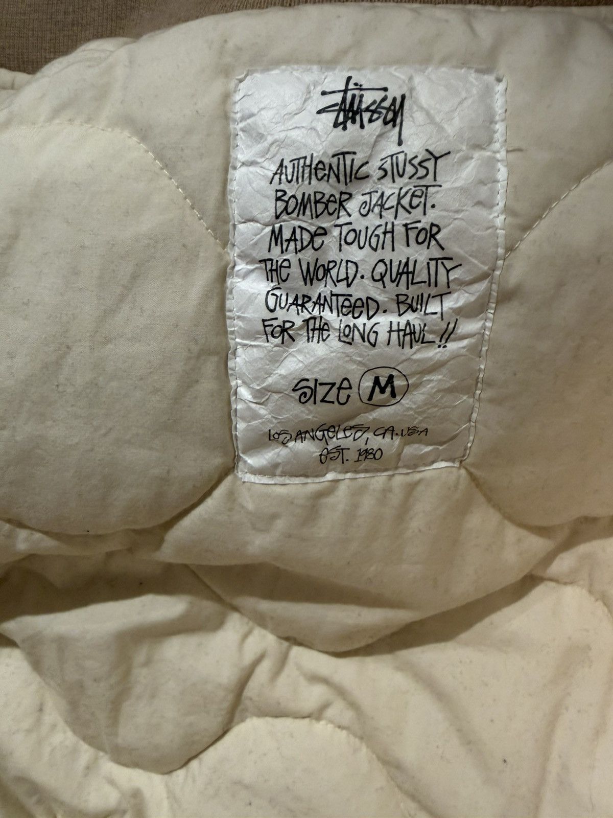 Stussy Stussy Waxed Built Bomber Jacket Size US M / EU 48-50 / 2 - 4 Thumbnail