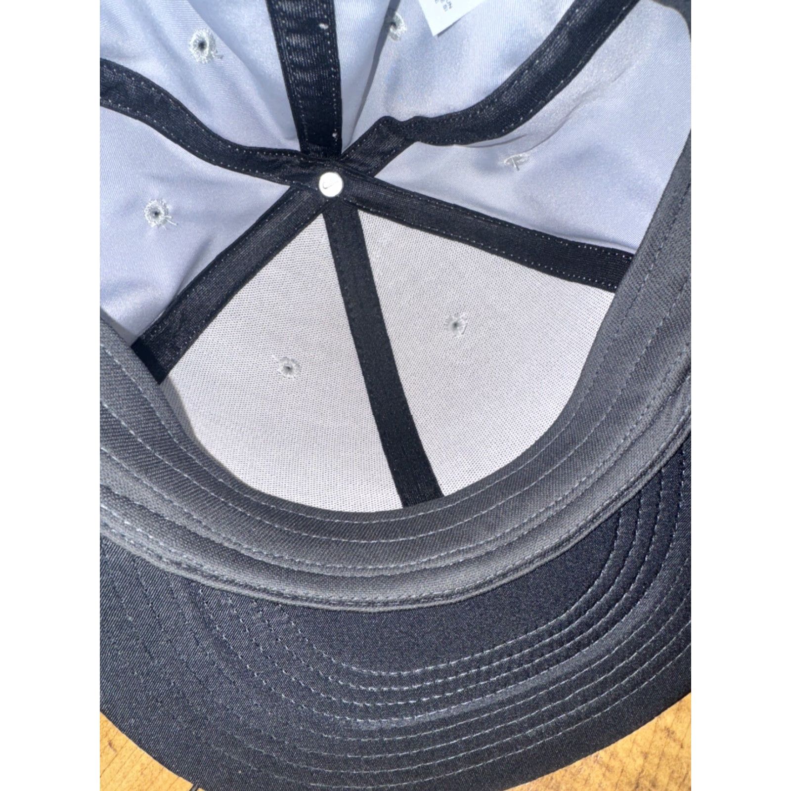 Nike Nike Dri-Fit Pro Cap Gray L/XL Stretch Fitted Golf Hat Mens Size ONE SIZE - 3 Thumbnail