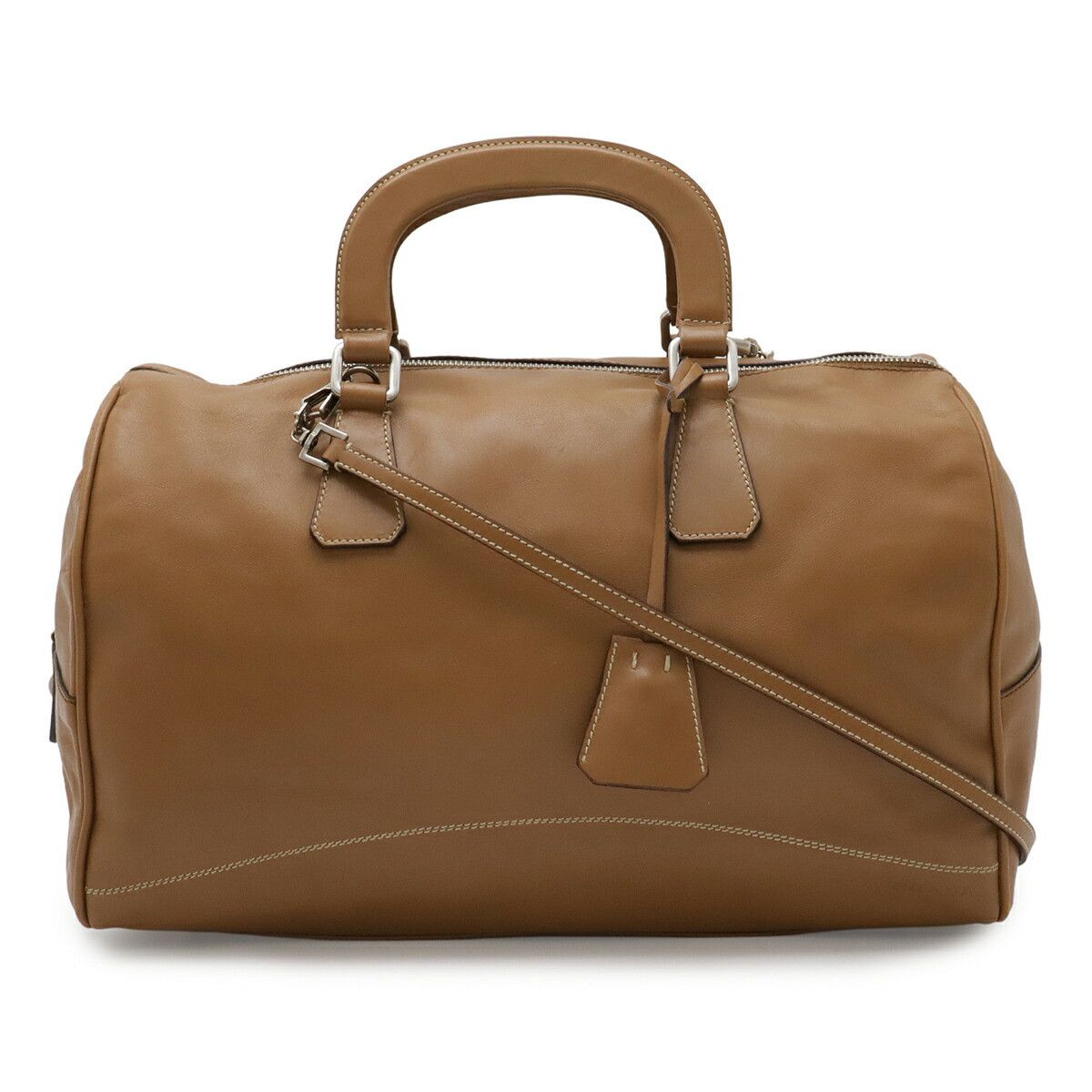 Prada Prada Prada Leather 2way Boston Bag Leather Handbag DUTY FREE for USA Size ONE SIZE - 1 Thumbnail