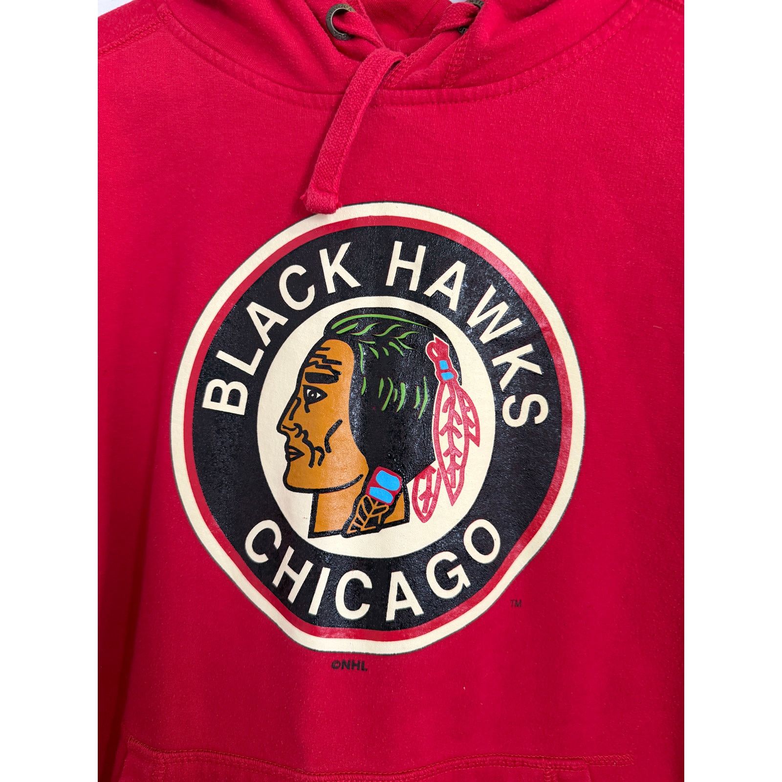 Antigua Chicago Blackhawks Red NHL Hockey Hoodie Sweatshirt Size XL Size US XL / EU 56 / 4 - 2 Thumbnail