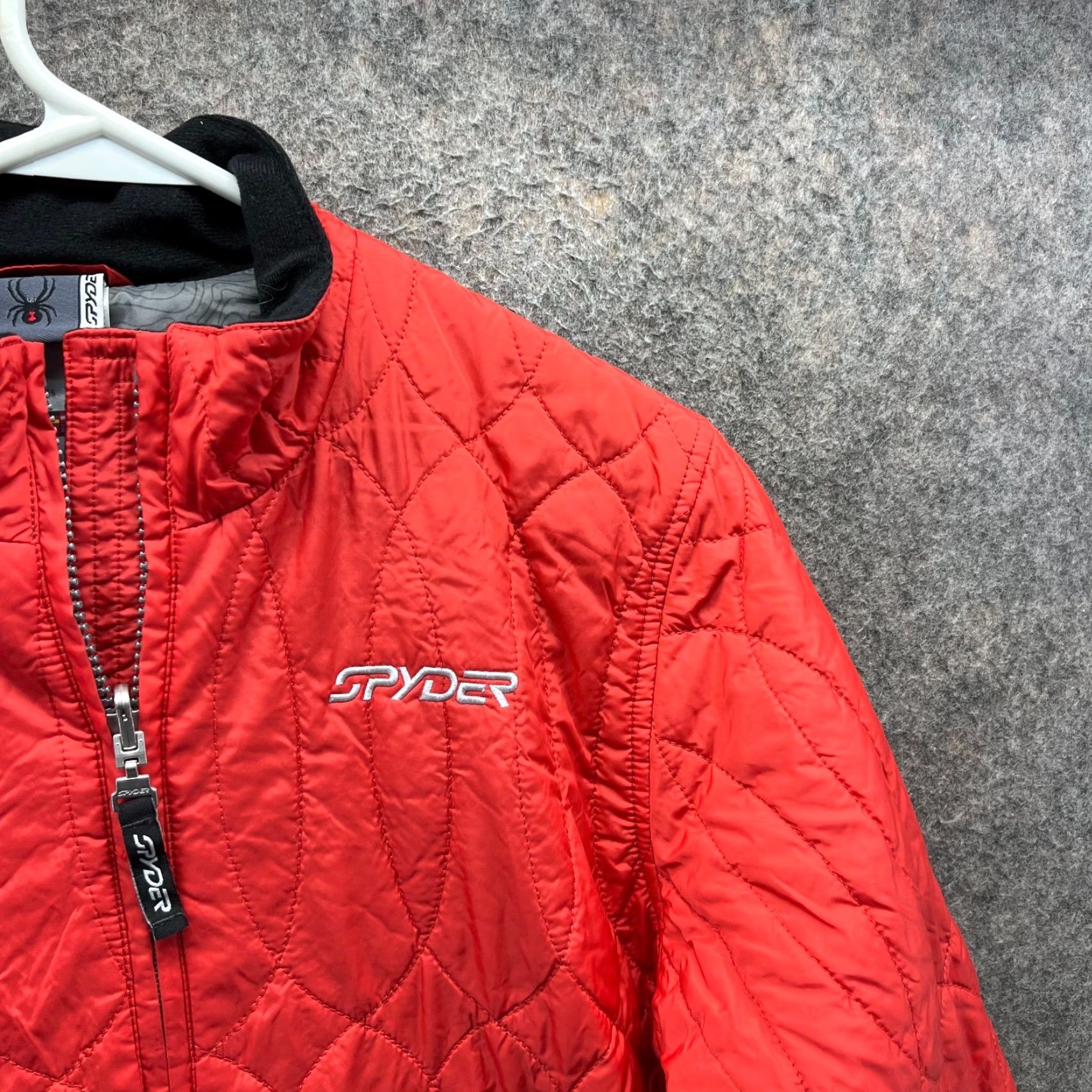 Spyder Spyder Jacket Women Large Red Quilted Full Zip Lightweight Ski Outdoor Coat 90s Size L / US 10 / IT 46 - 2 Thumbnail