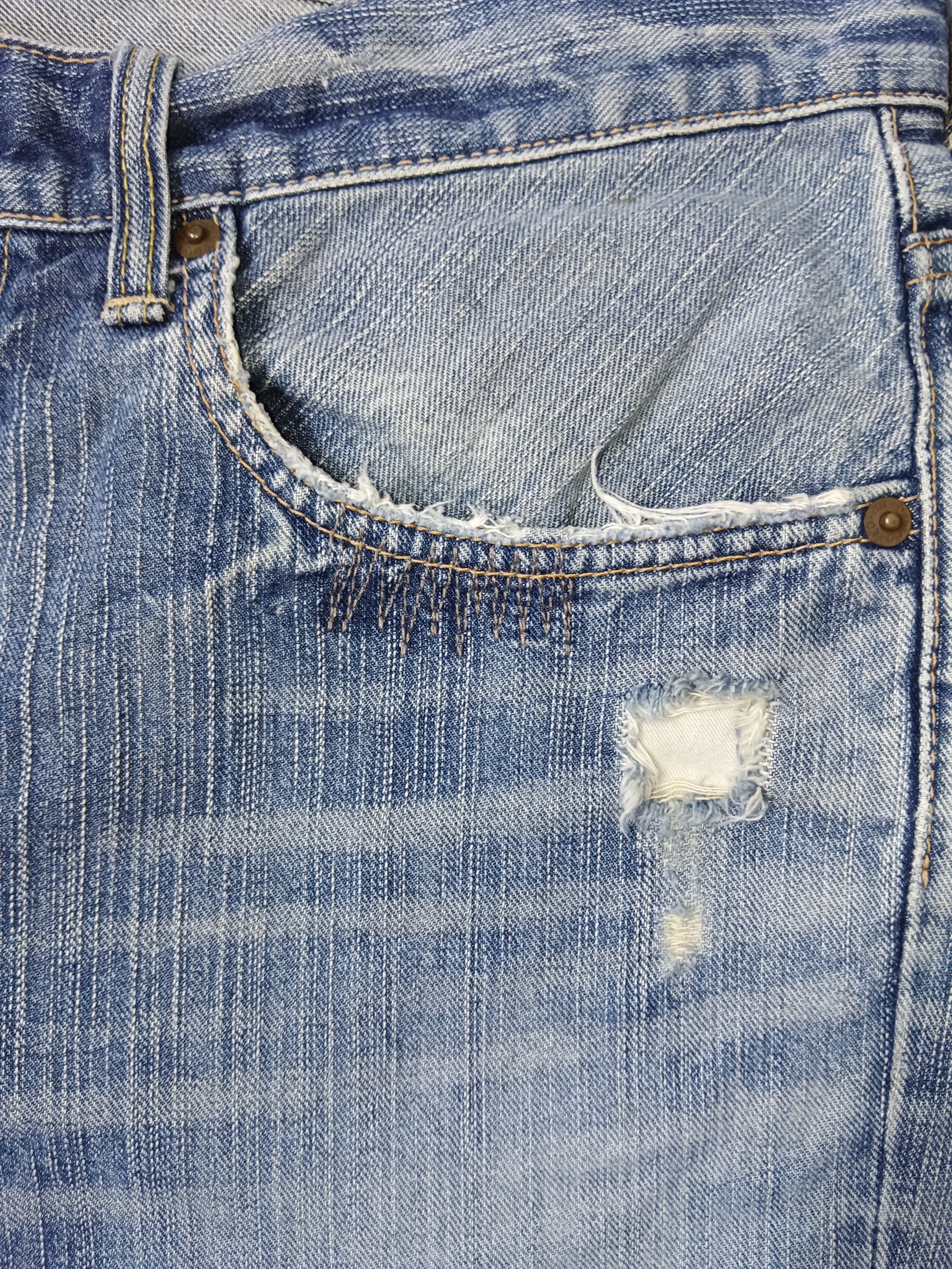 Edwin Edwin Seditionaries Distressed Flare Denim Size US 32 / EU 48 - 9 Thumbnail