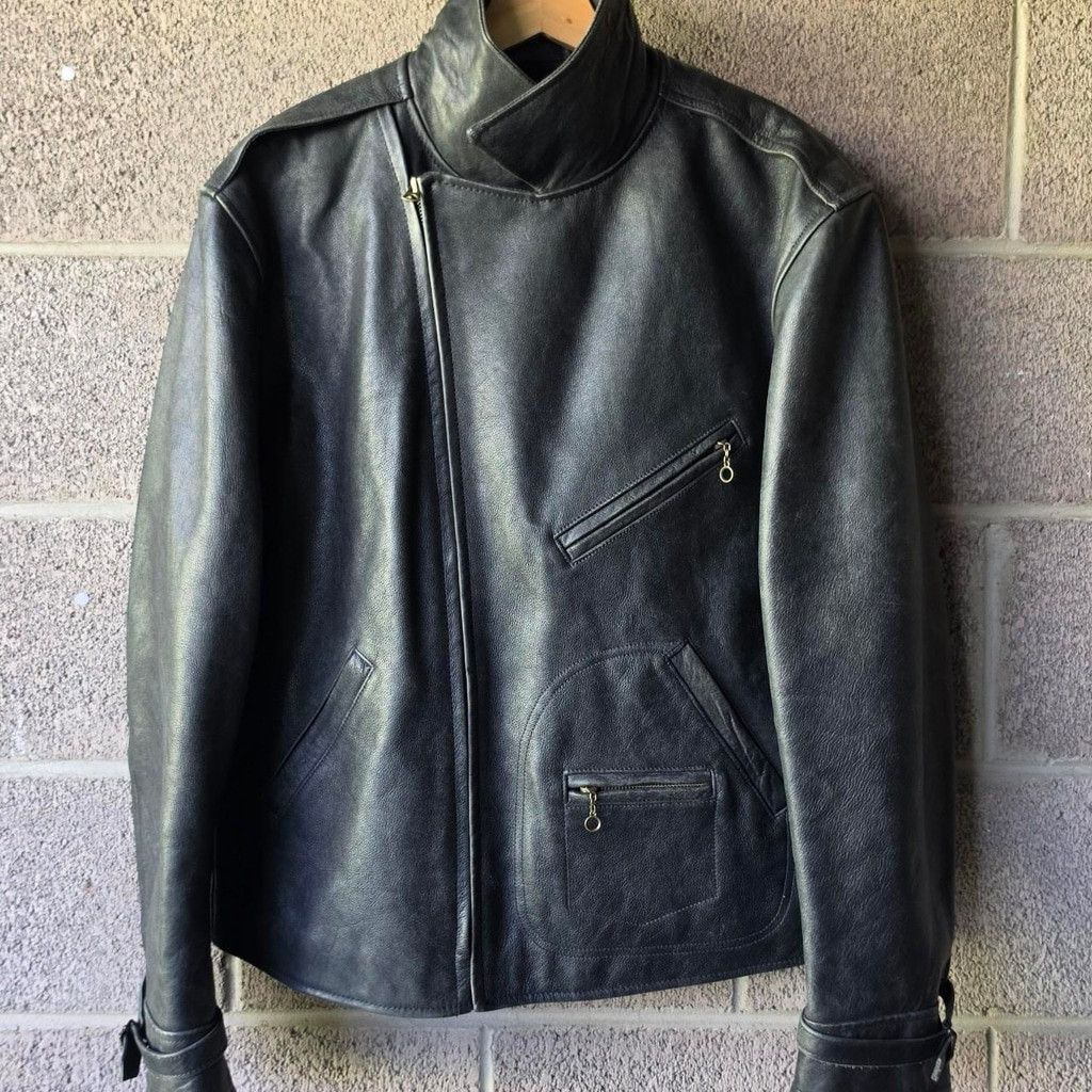 Polo Ralph Lauren Vintage Polo by Ralph Lauren Leather Moto Jacket size L Size US L / EU 52-54 / 3 - 2 Thumbnail