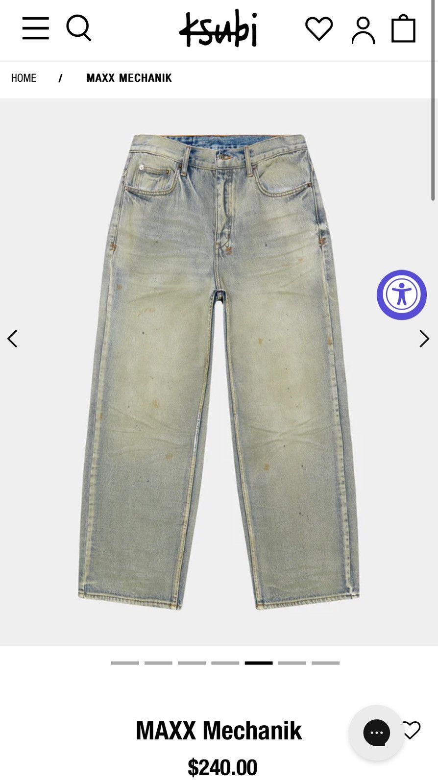 Ksubi Maxx Mechanik Size US 38 / EU 54 - 17 Thumbnail